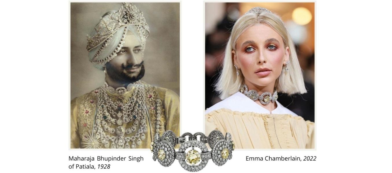 Emma Chamberlain wears Indian King's diamond necklace to Met Gala