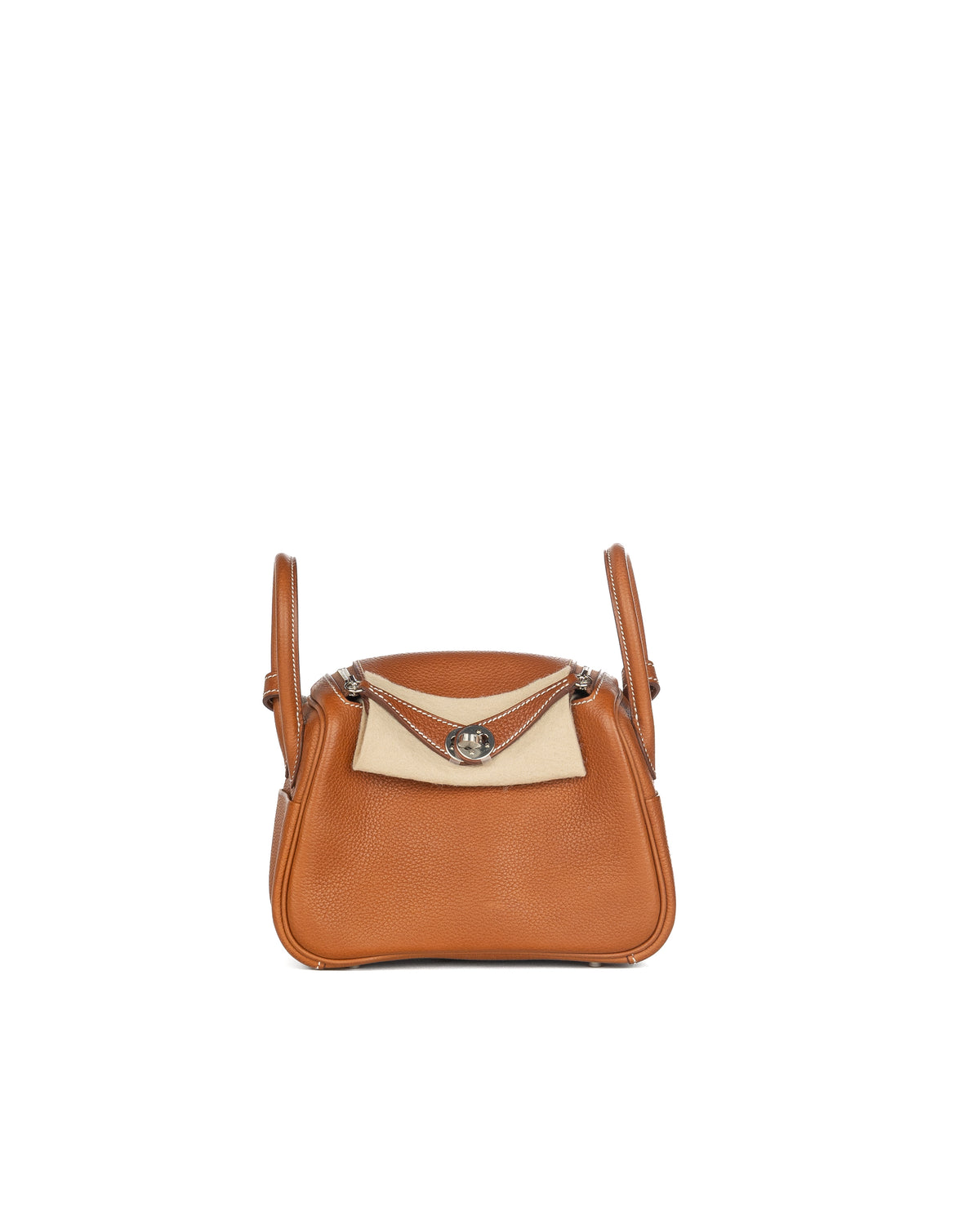 Hermès Mini Lindy in Barénia Faubourg Leather with Palladium Hardware