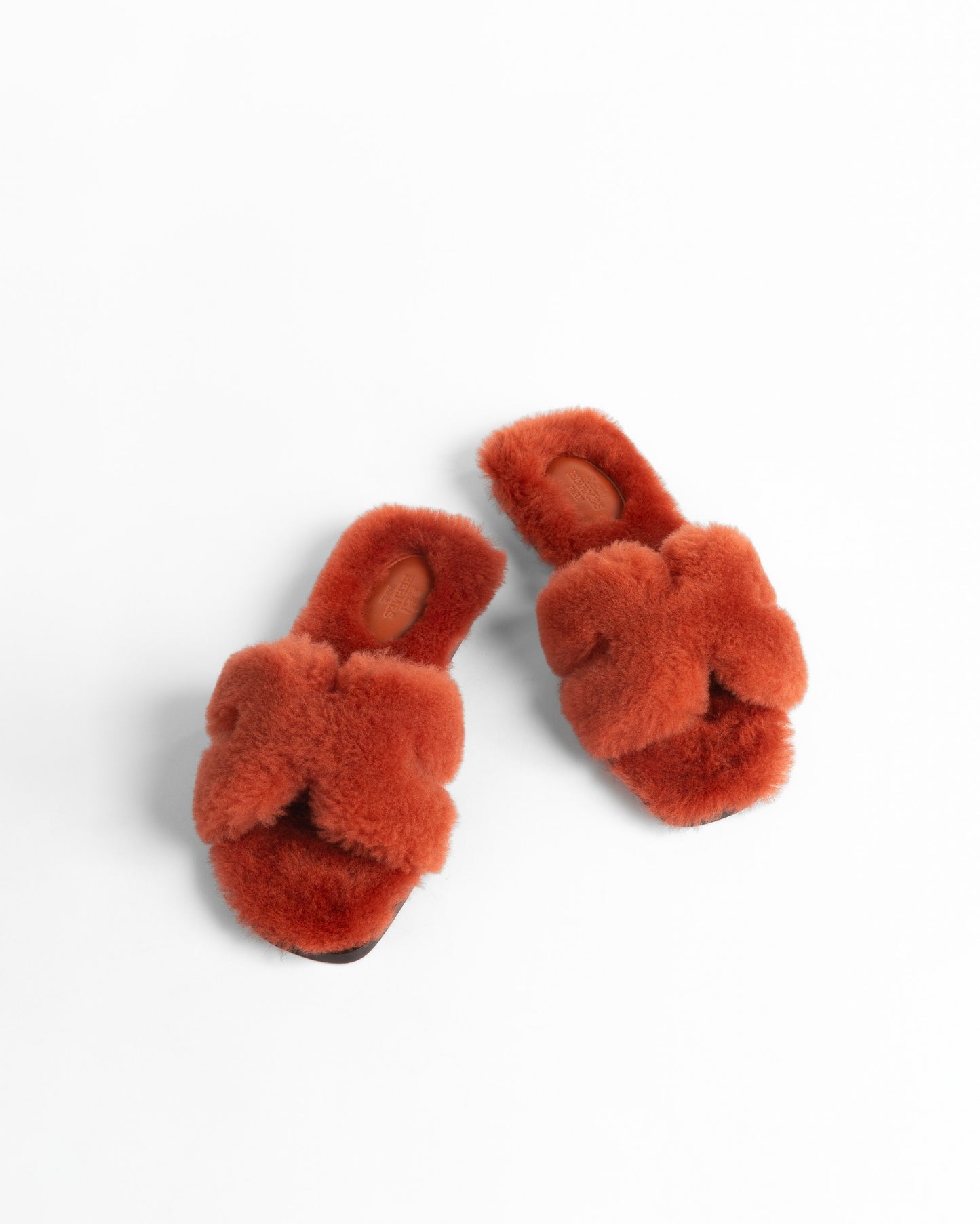 Oran Sandal Rouge De Turin Fur Woolskin