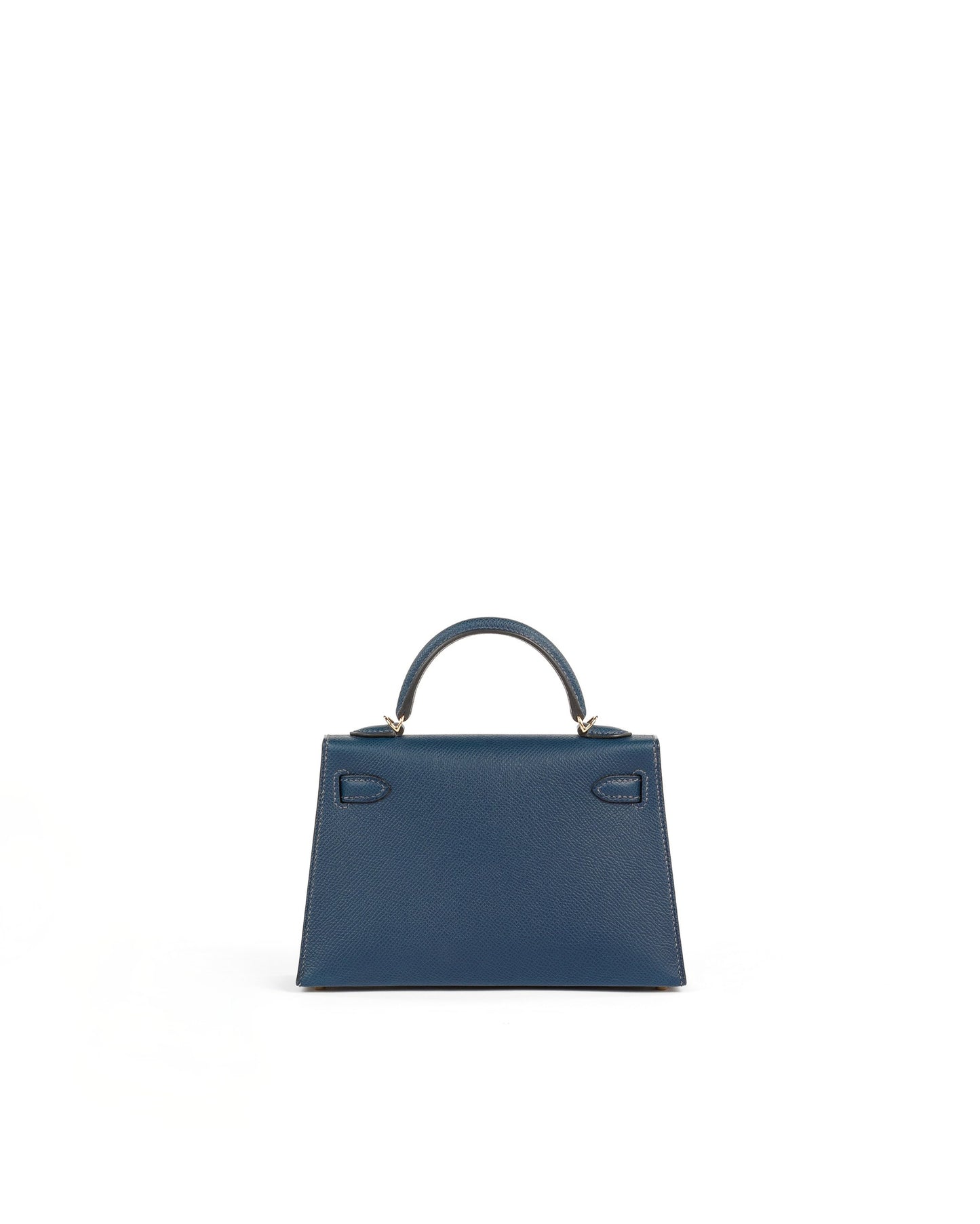 Kelly 20 Bleu De Prusse Epsom with Gold Hardware