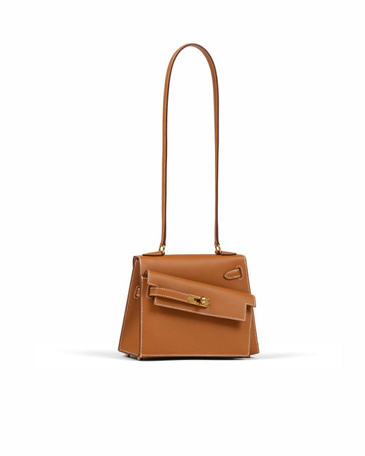 Kelly Desordre Gold in Epsom Leather with Gold Hardware