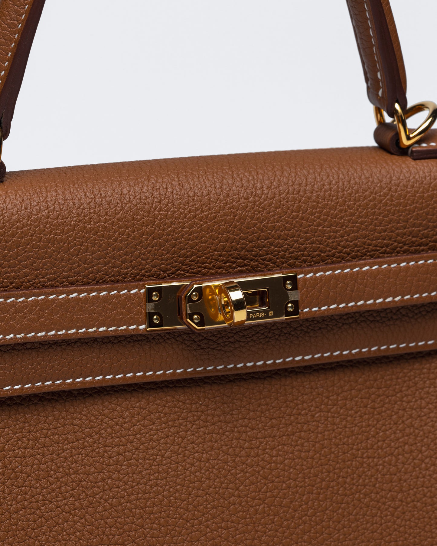 Kelly 25 Gold Togo Leather with Gold Hardware