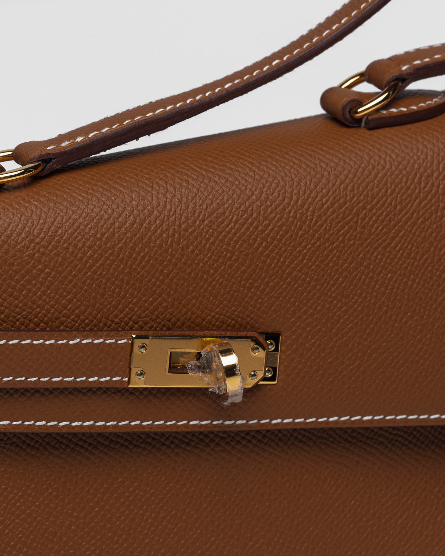 Kelly Desordre Gold in Epsom Leather with Gold Hardware