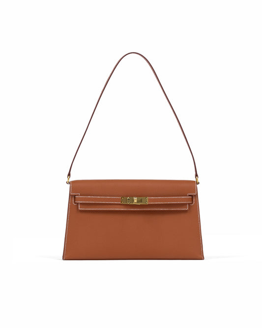 Kelly Elan Gold in Epsom Leather with Gold Hardware