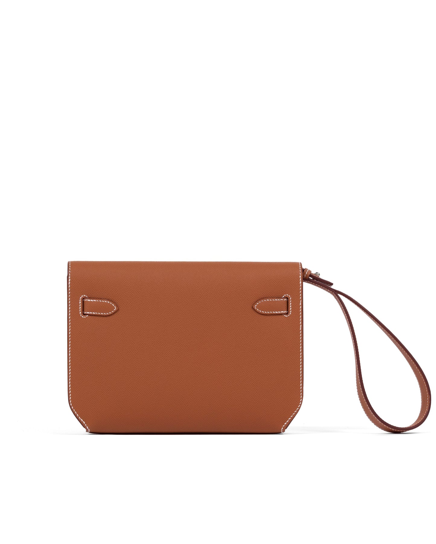 Kelly Depeches Gold in Epsom Leather with Palladium Hardware