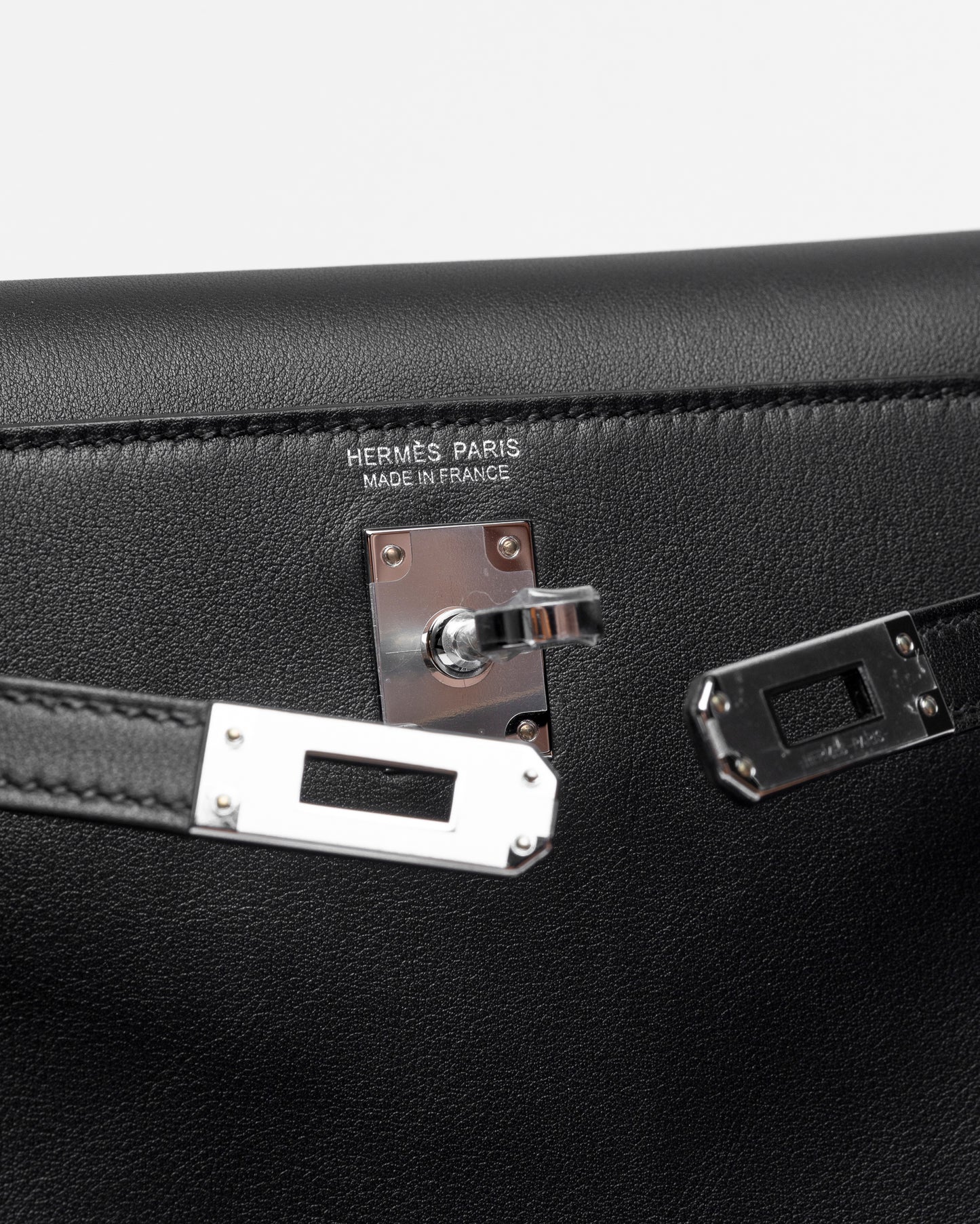 Kelly Danse Limited Edition Anate Noir Swift with Palladium Hardware
