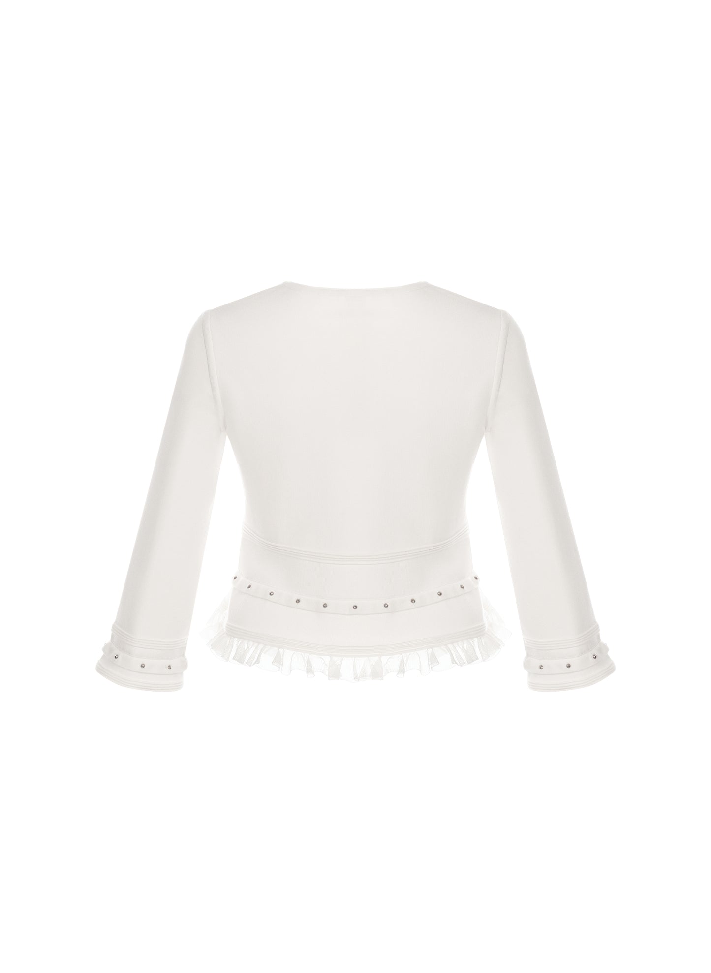 Hermès Veste Zipped Jacket Blanc Naturel size 36