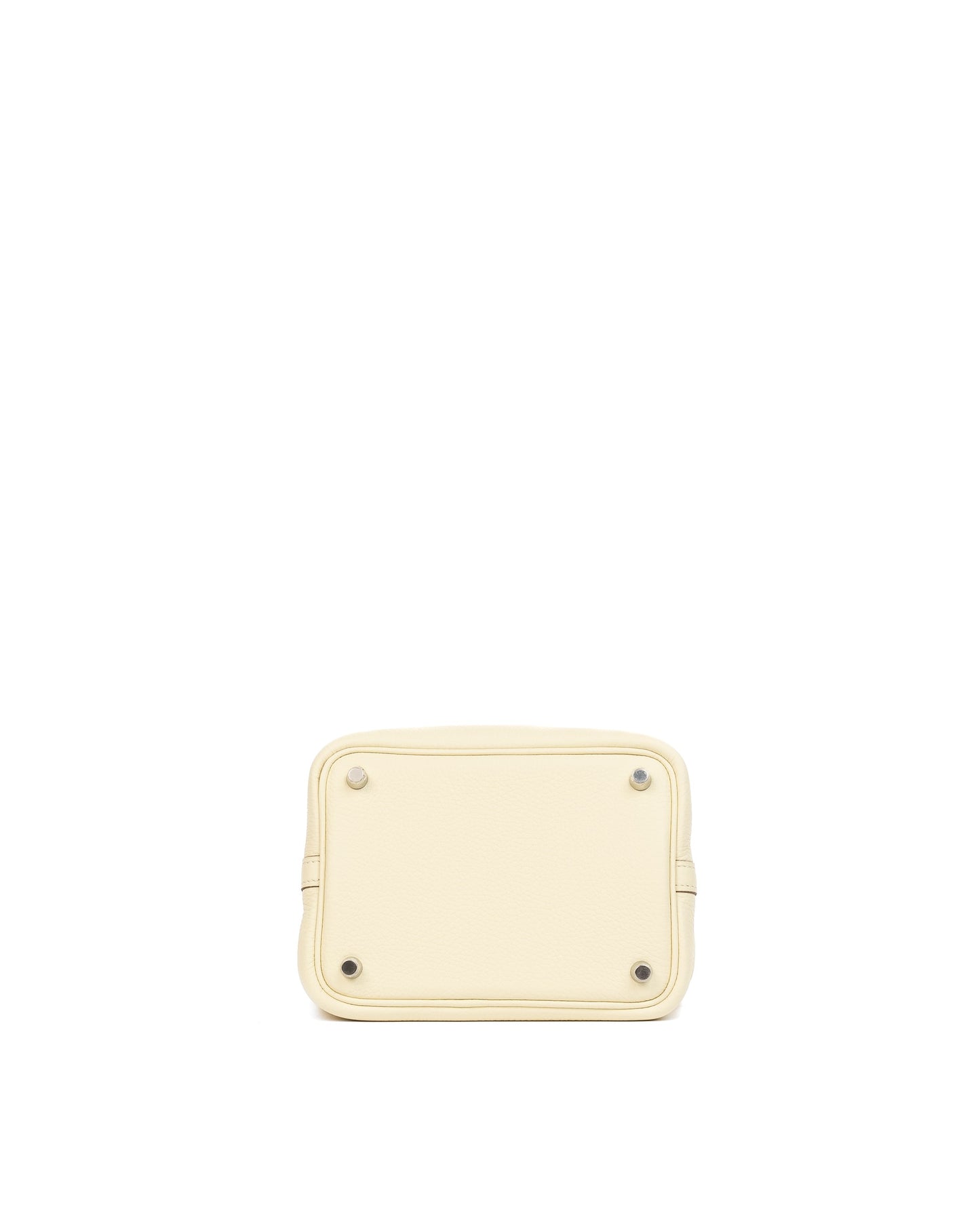 Picotin 18 Jaune Milton in Taurillon Clemence Leather with Palladium Hardware