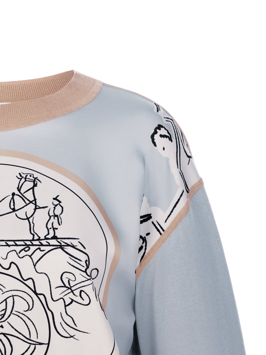 Hermès Pull Sweatshirt Jr Gris Parulin size 34