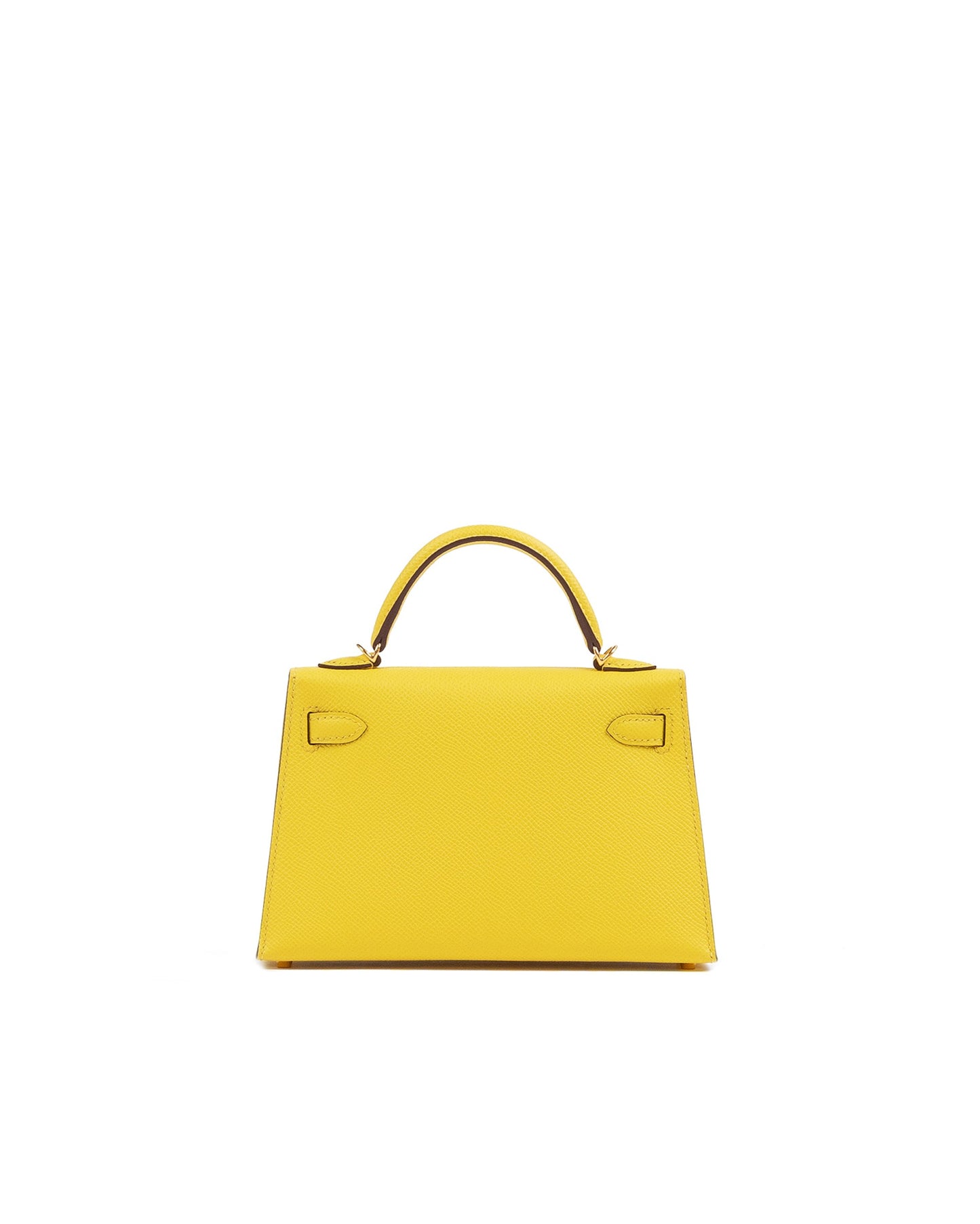 HSS Kelly 20 Jaune de Naples/Rose Pourpre inside in Epsom Leather with Permabrass Hardware