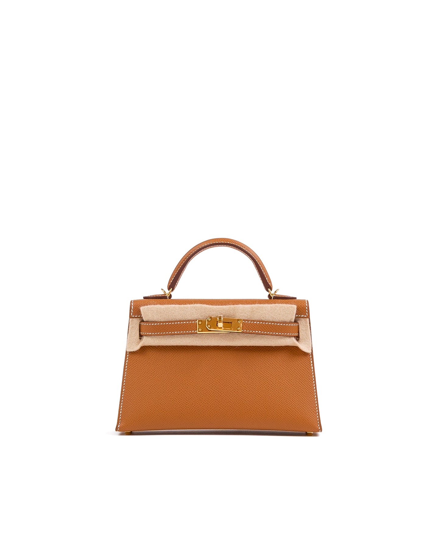 Kelly 20 Gold in Epsom Leather with Gold Hardware