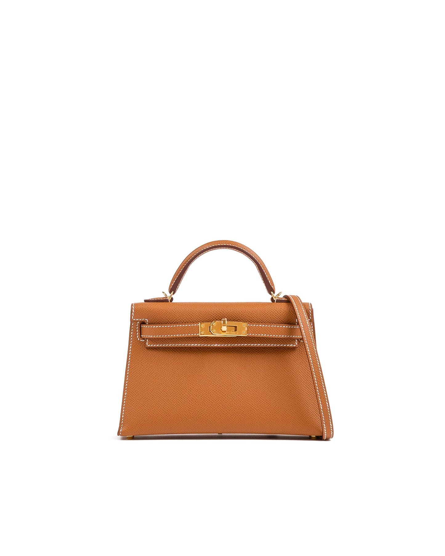 Kelly 20 Gold in Epsom Leather with Gold Hardware