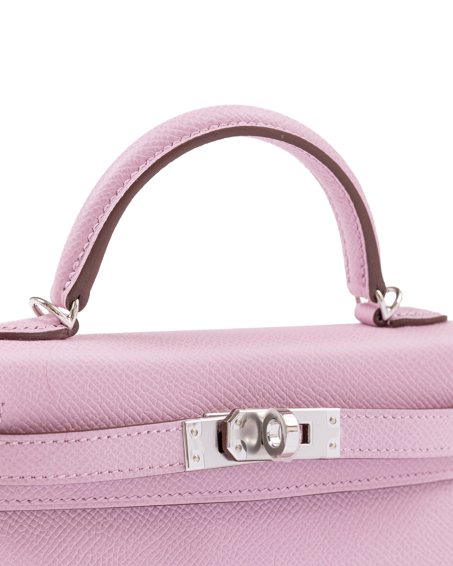 Kelly 20 Sellier Mauve Sylvestre in Epsom Leather with Palladium Hardware
