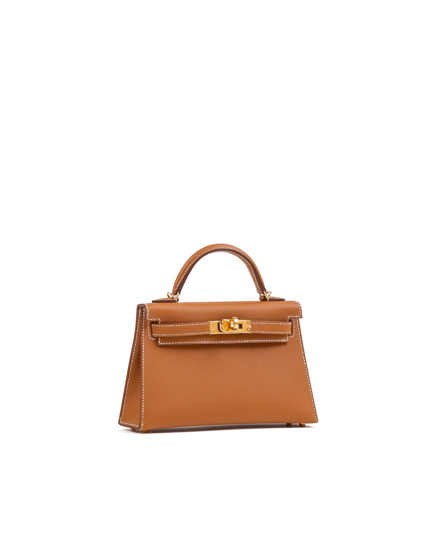 Kelly 20 Gold in Epsom Leather with Gold Hardware
