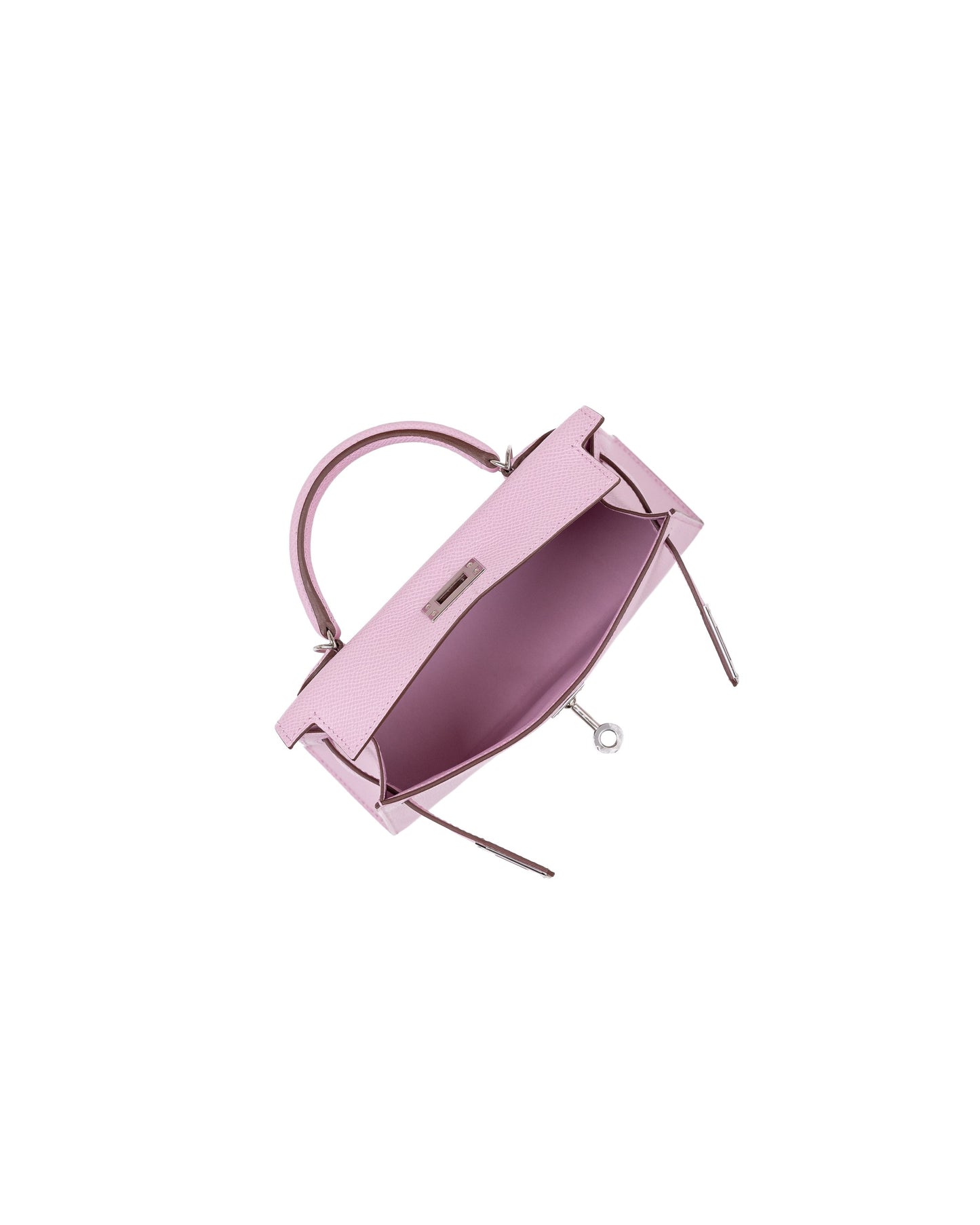 Kelly 20 Sellier Mauve Sylvestre in Epsom Leather with Palladium Hardware