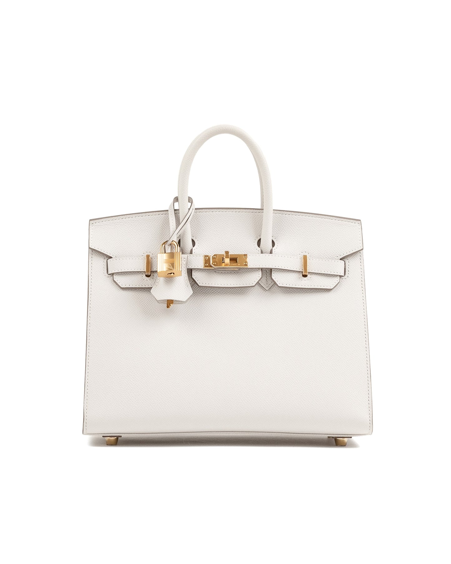 Birkin 25 Gris Pale in Epsom Leather with Gold Hardware