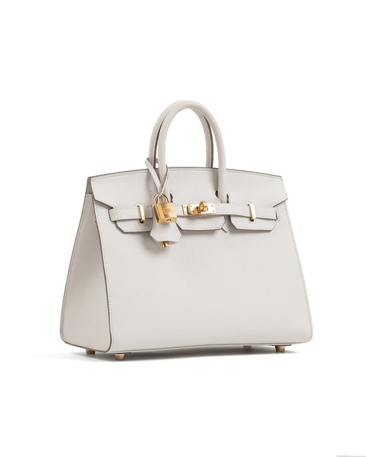 Birkin 25 Gris Pale in Epsom Leather with Gold Hardware