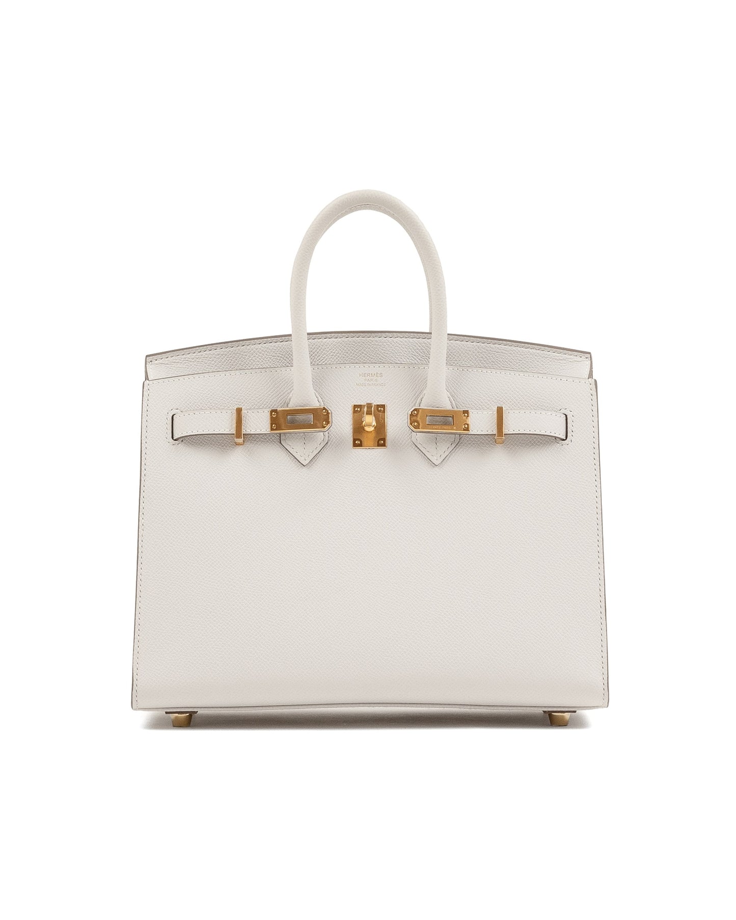 Birkin 25 Gris Pale in Epsom Leather with Gold Hardware