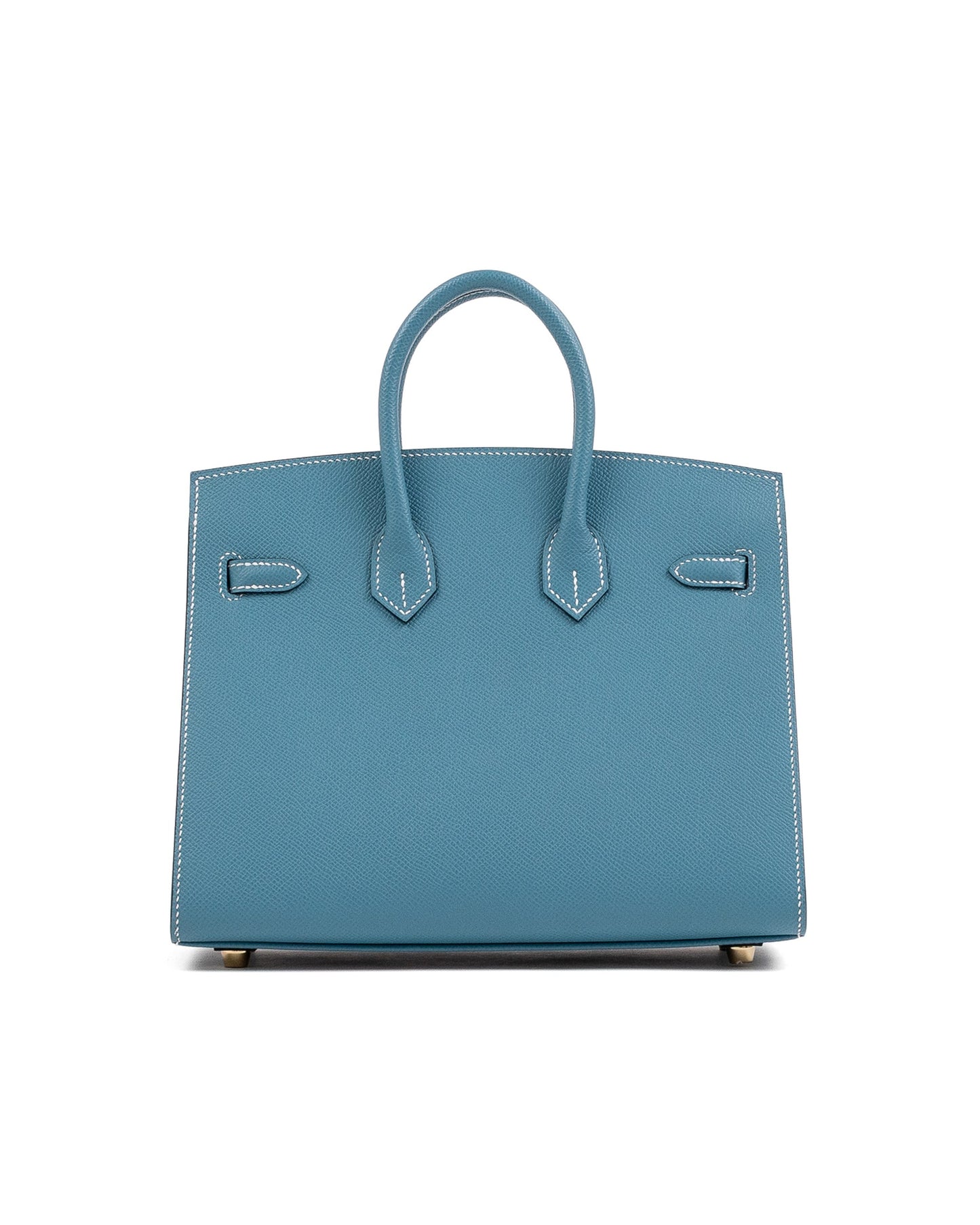 Birkin 25 Sellier Blue Jean in Epsom Leather with Gold Hardware