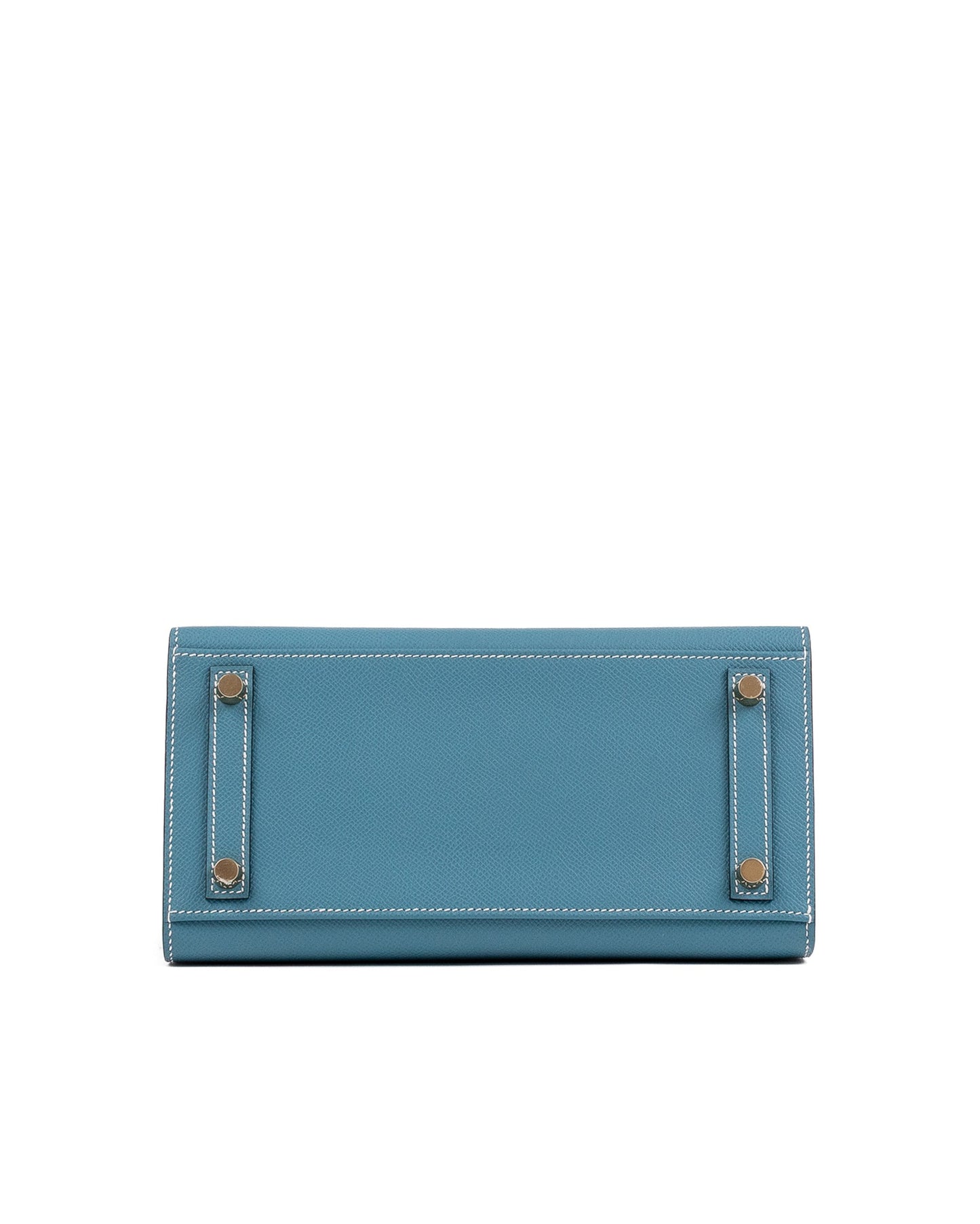 Birkin 25 Sellier Blue Jean in Epsom Leather with Gold Hardware