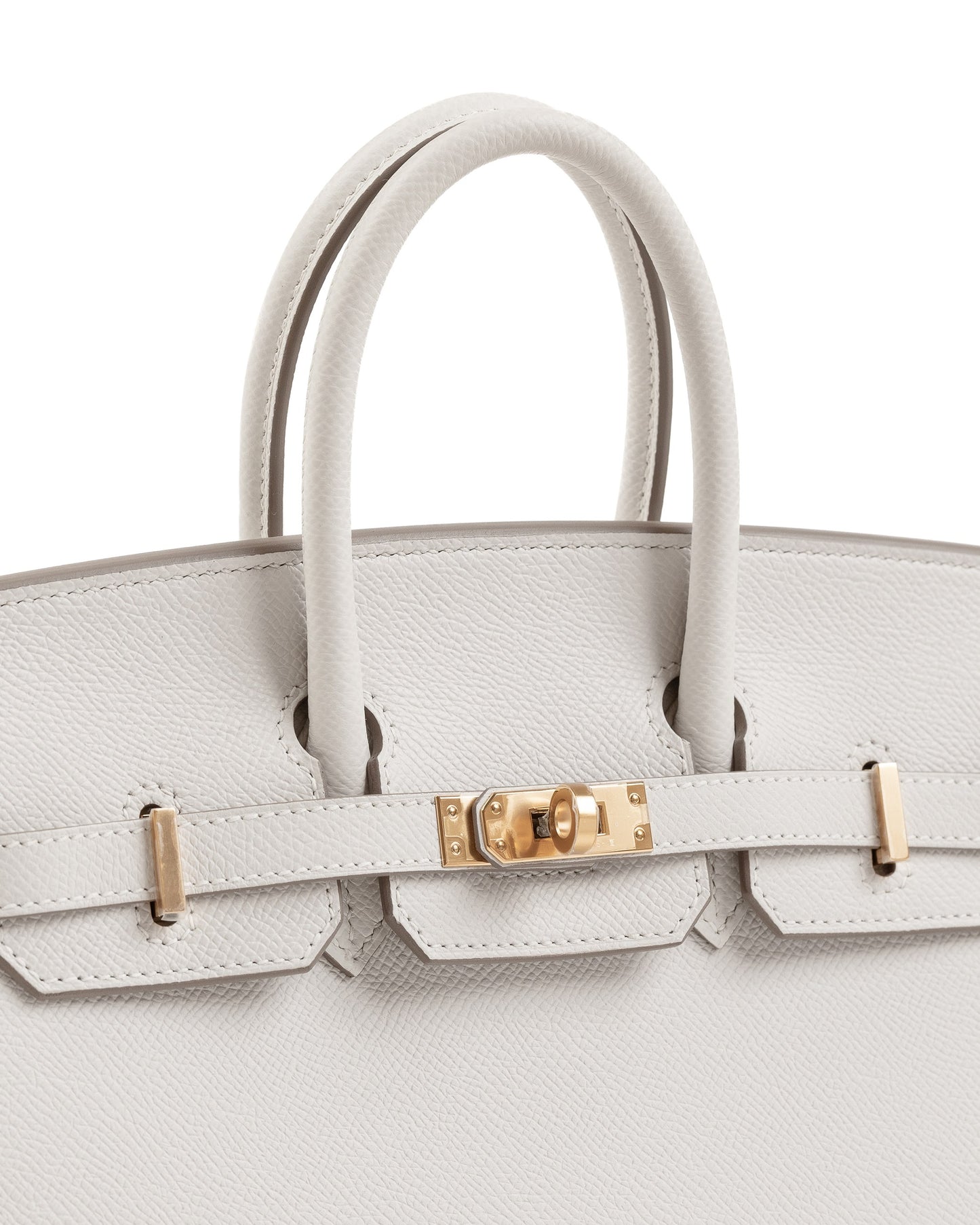 Birkin 25 Gris Pale in Epsom Leather with Gold Hardware