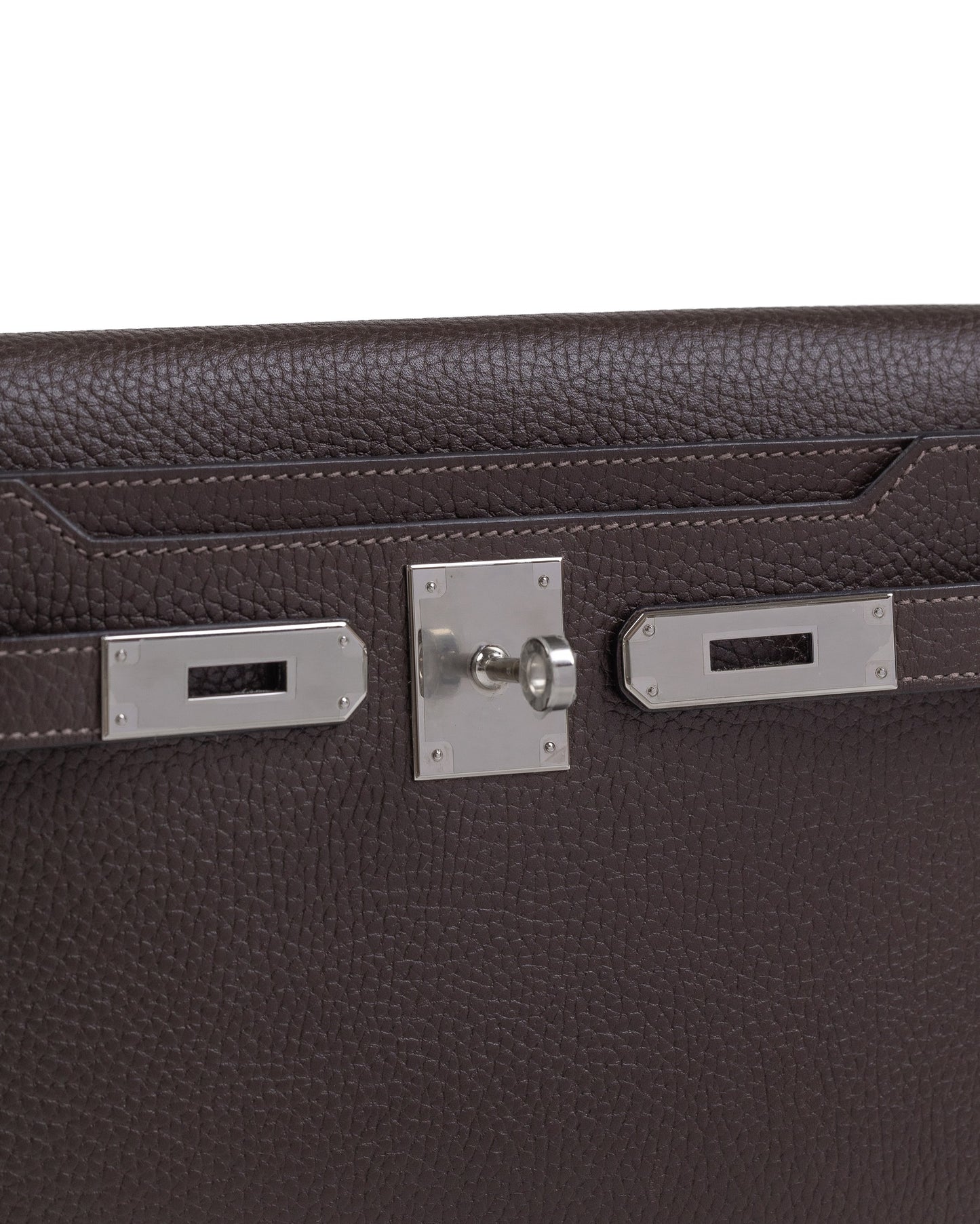 Kelly Depeches Ebene in Galop Leather with Palladium Hardware