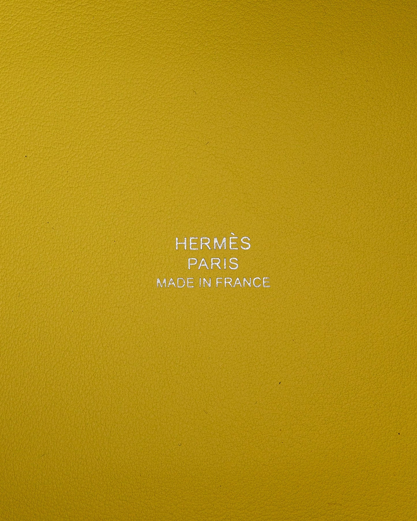 Micro Picotin 14 Jaune Citron in Ostrich Leather with Palladium Hardware