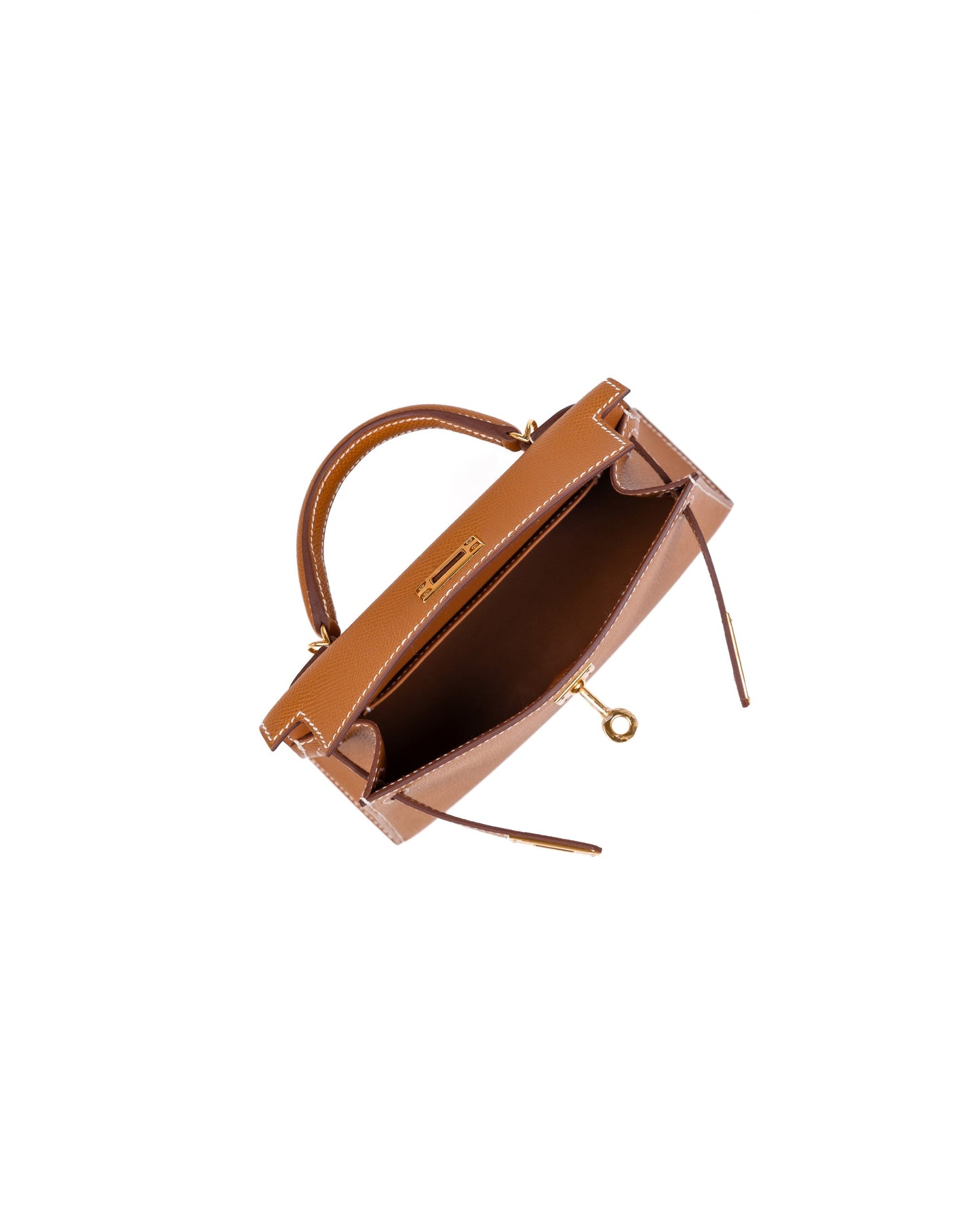 Kelly 20 Gold in Epsom Leather with Gold Hardware