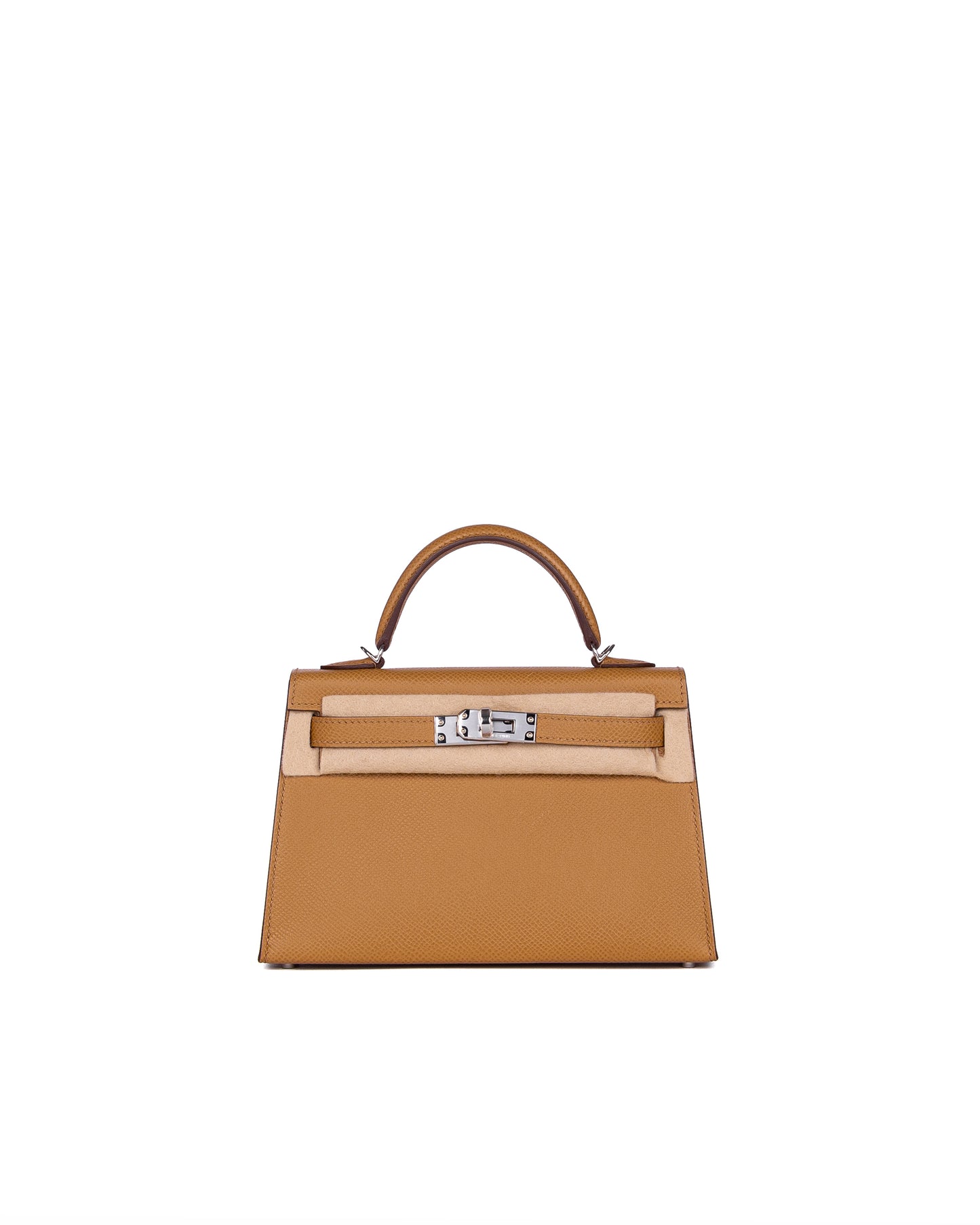 Hermès Kelly 20 HSS Biscuit/Bordeaux Epsom with Palladium Hardware