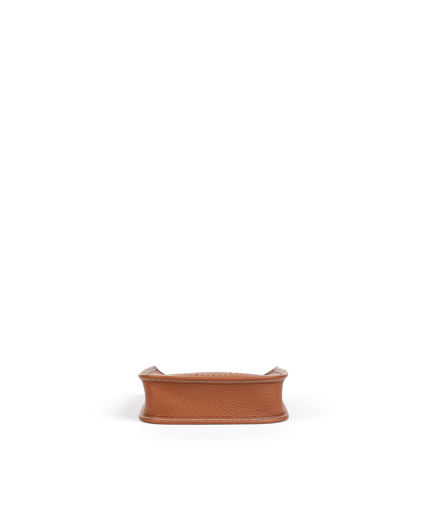 Mini Evelyne Gold in Taurillon Clemence leather with Palladium Hardware