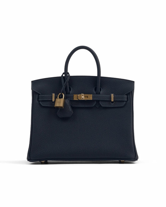Birkin 25 Caban in Togo Leather with Gold Hardware