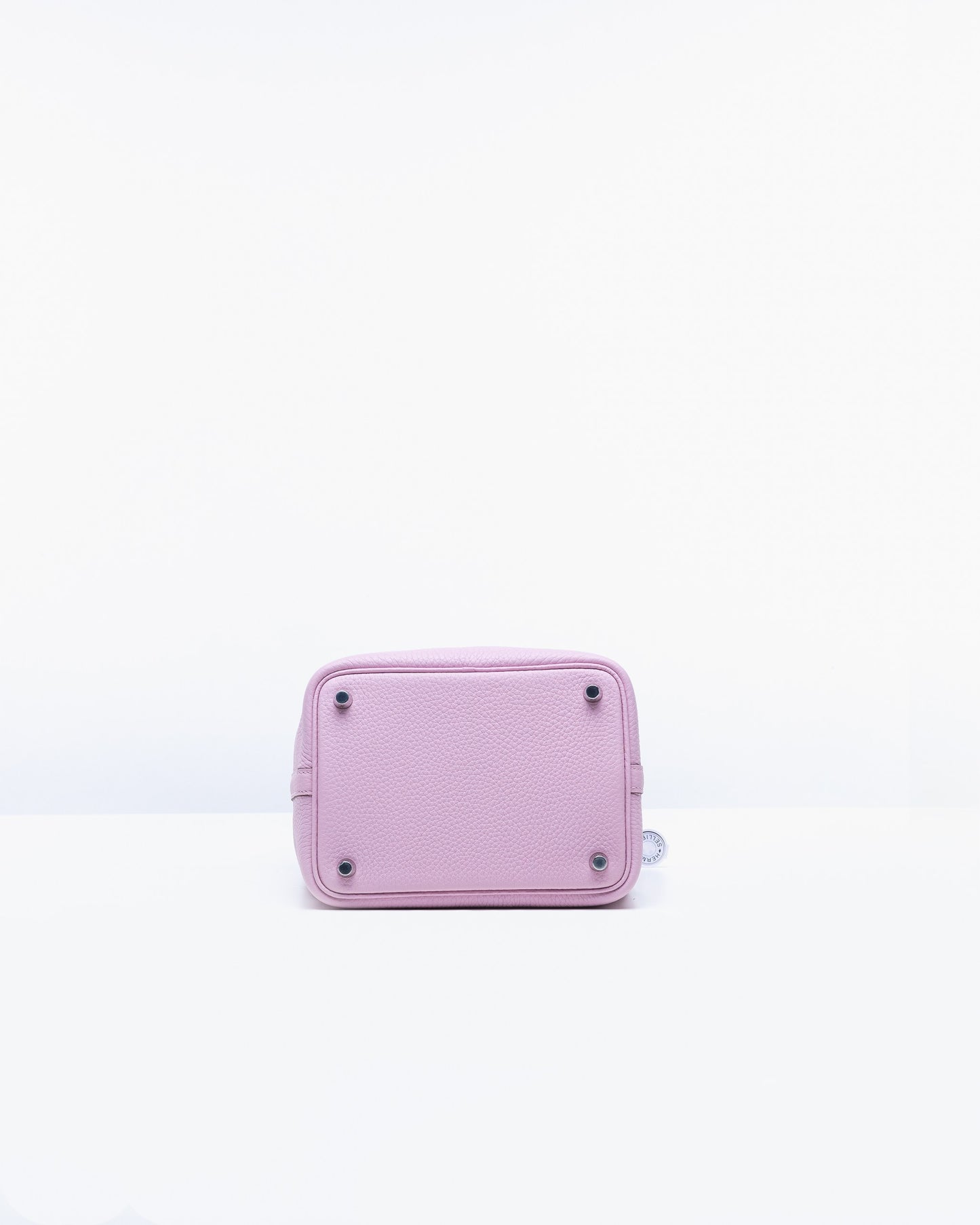 Picotin 18 Mauve Sylvestre in Taurillon Clemence leather with Palladium Hardware