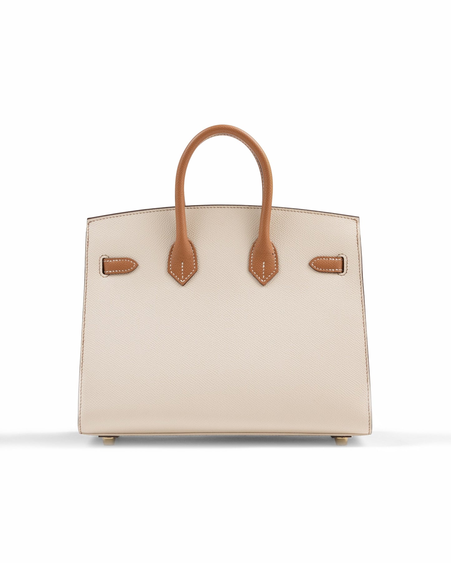 Birkin 25 HSS Craie & Biscuit in Epsom Leather with Brushed Gold Hardware