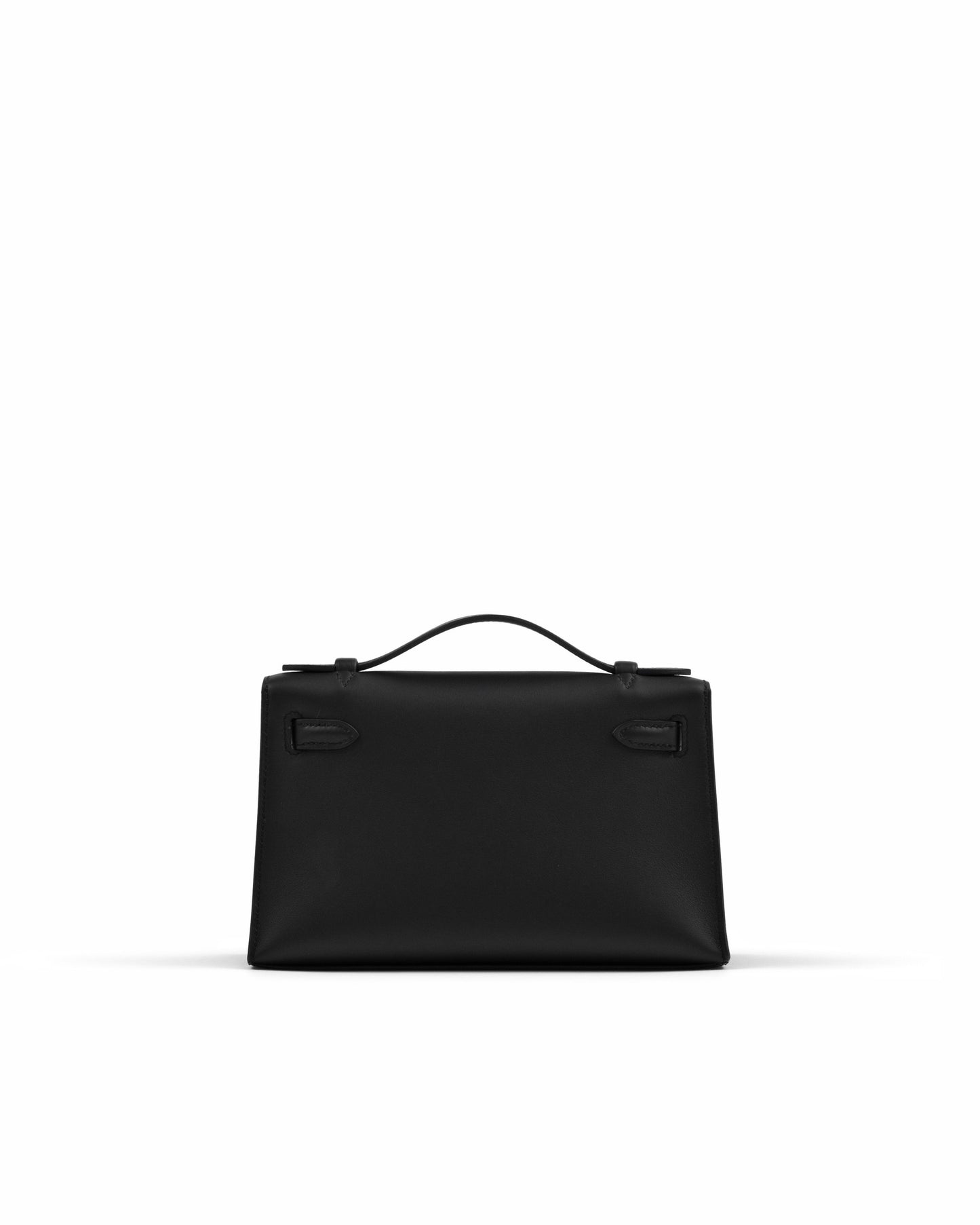 Kelly Pochette Black in Swift Leather with Gold Hardware