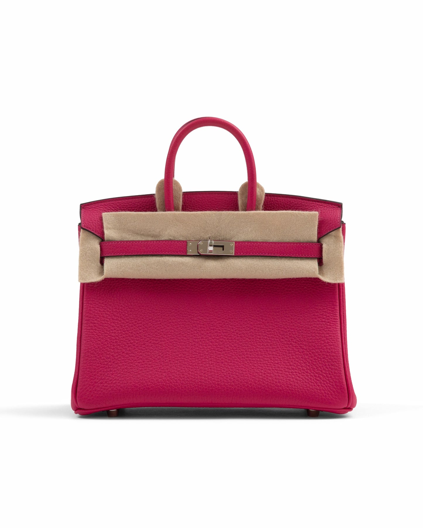 Birkin 25 Rose Mexico in Togo Leather with Palladium Hardwar