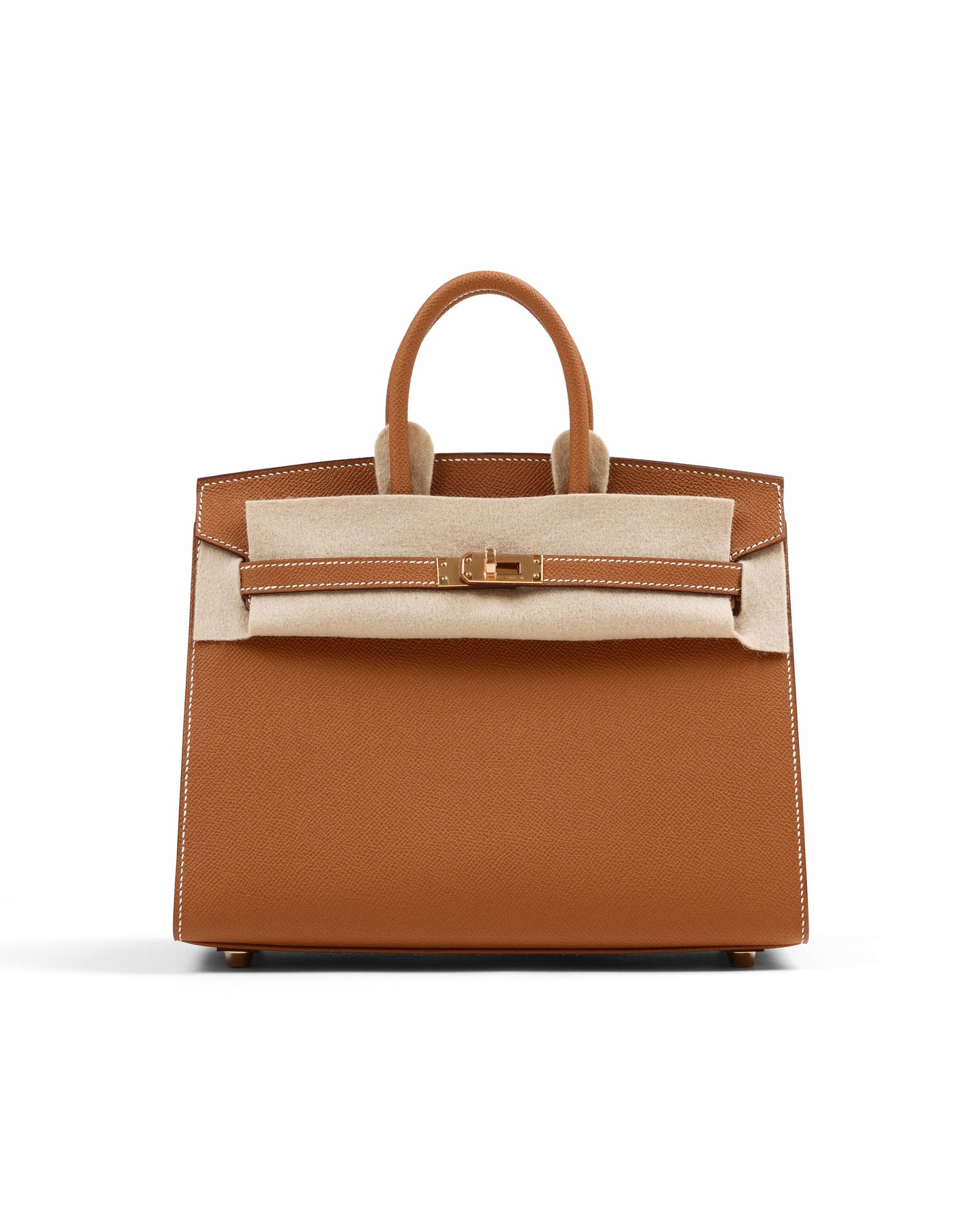 Birkin 25 Sellier Gold in Epsom Leather with Gold Hardware