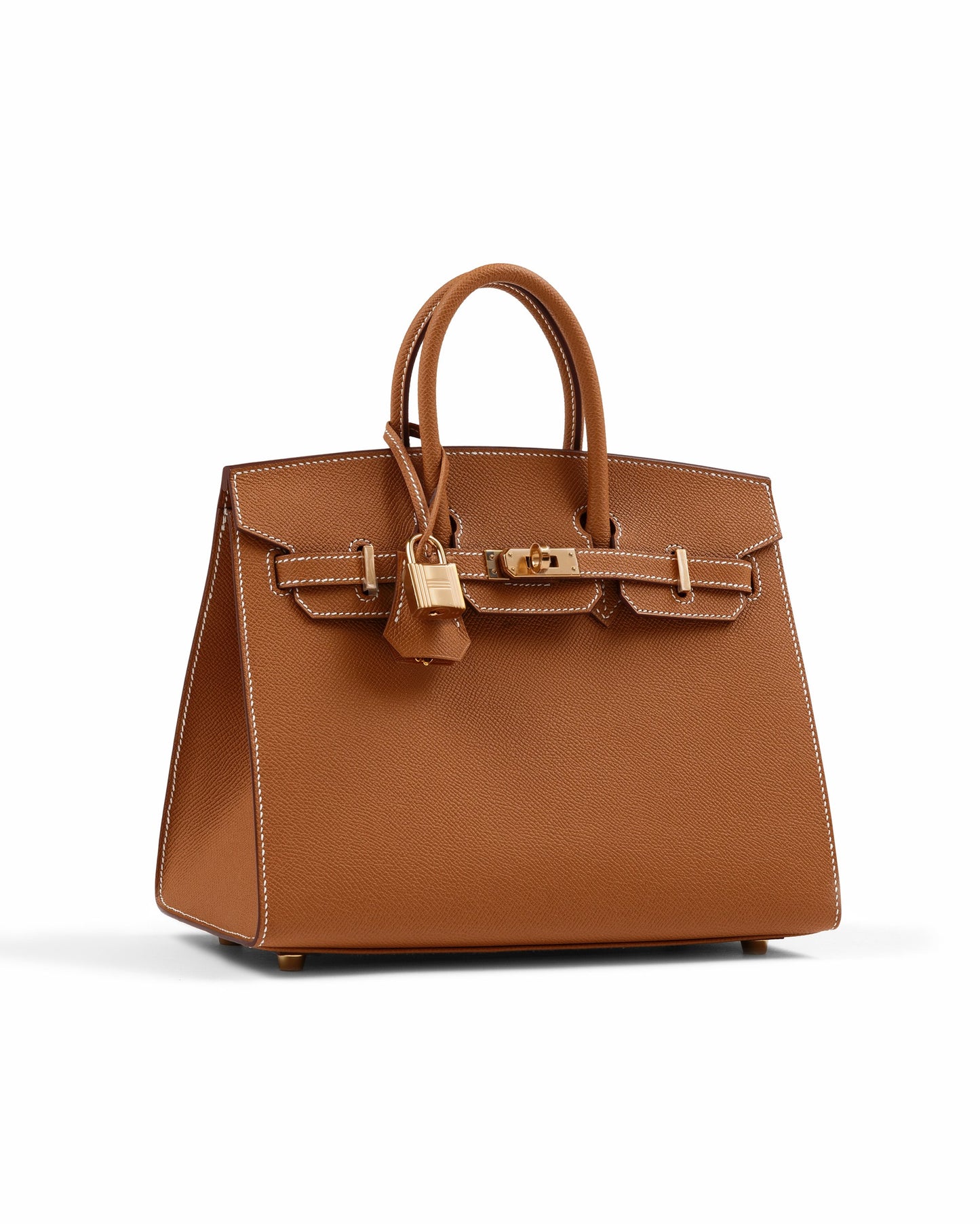 Birkin 25 Sellier Gold in Epsom Leather with Gold Hardware