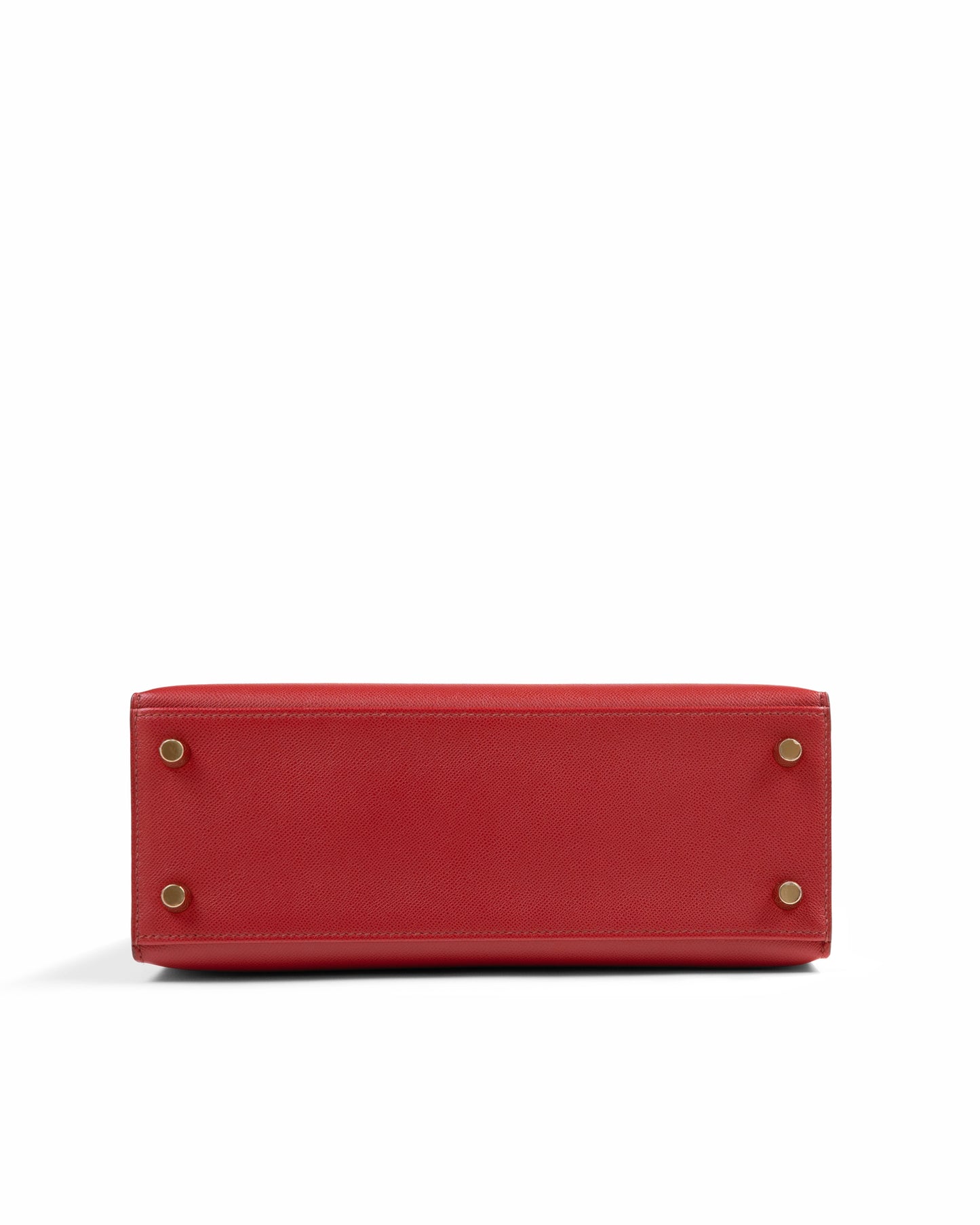 Kelly 25 Sellier Rubis in Veau Madame Leather with Gold Hardware