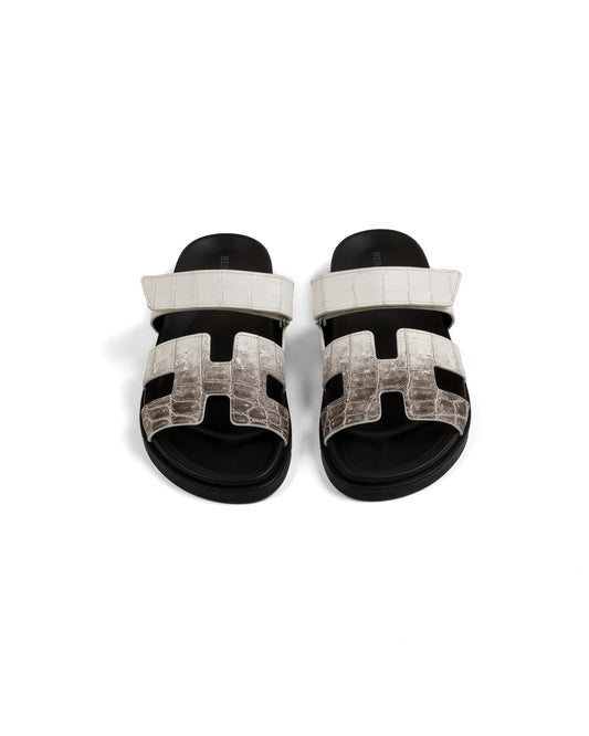 Chypre Sandal Femme Himalaya Niloticus Crocodile Leather