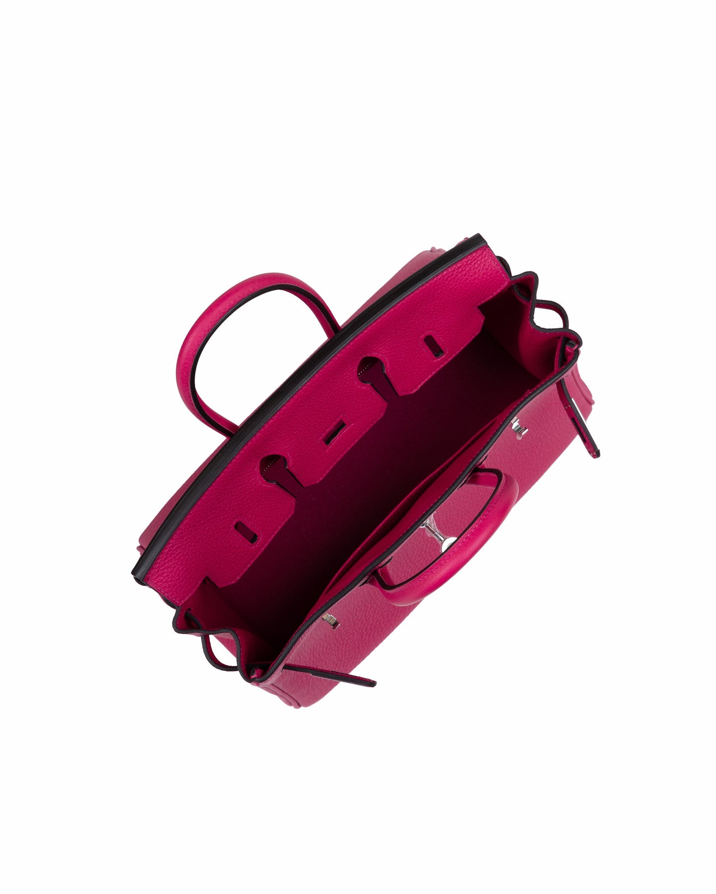 Birkin 25 Rose Mexico in Togo Leather with Palladium Hardwar