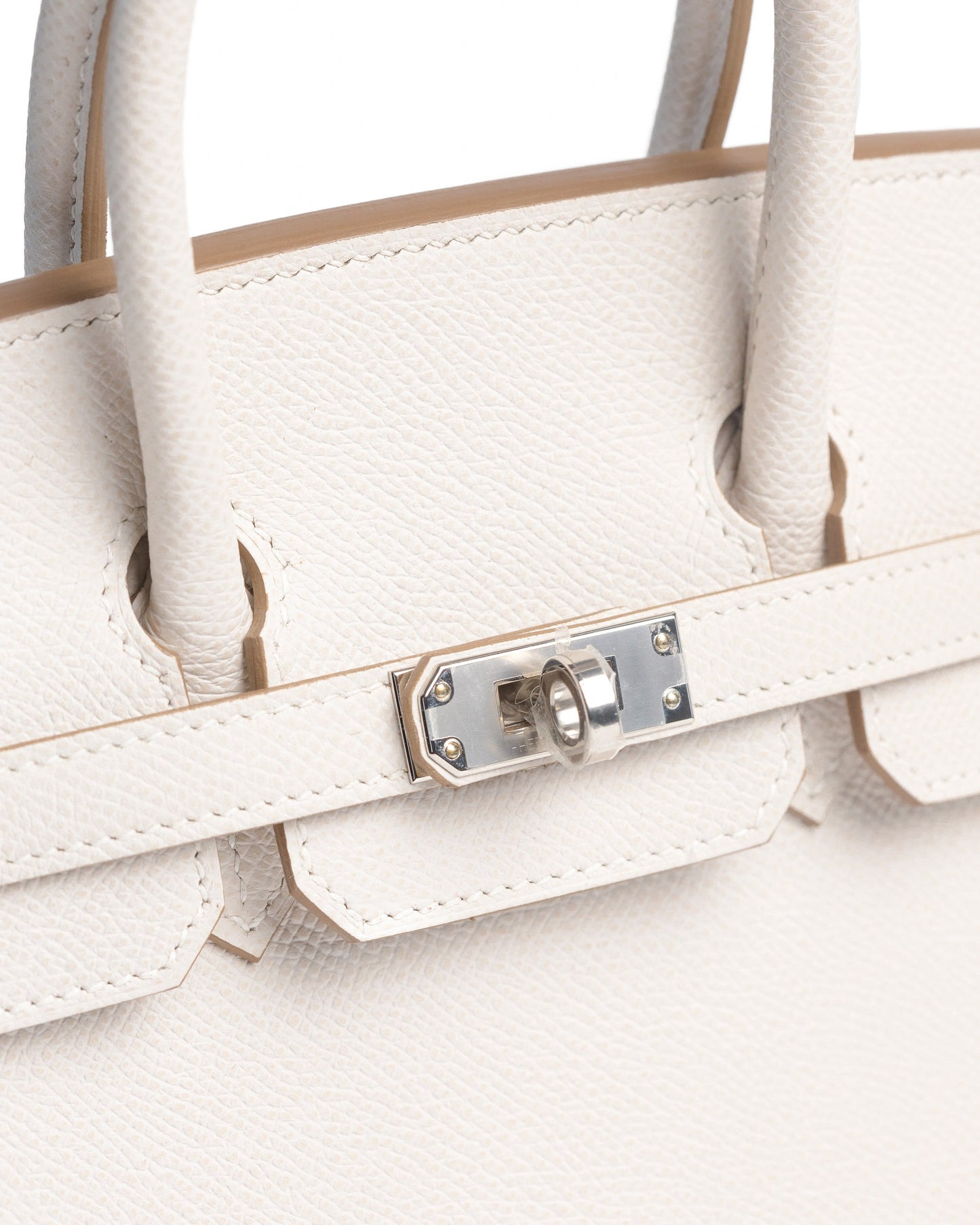 Birkin 25 Sellier Gris Pale in Epsom leather with Palladium Hardware