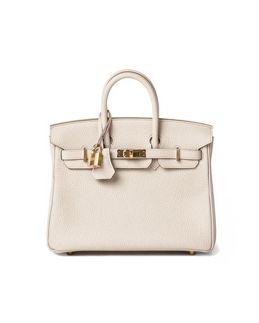 Birkin 25 Beton Togo with Gold Hardware