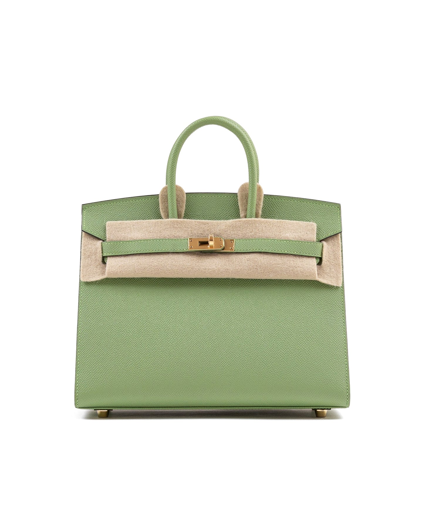 Birkin 25 Sellier Vert Criquet in Epsom Leather with Gold Hardware
