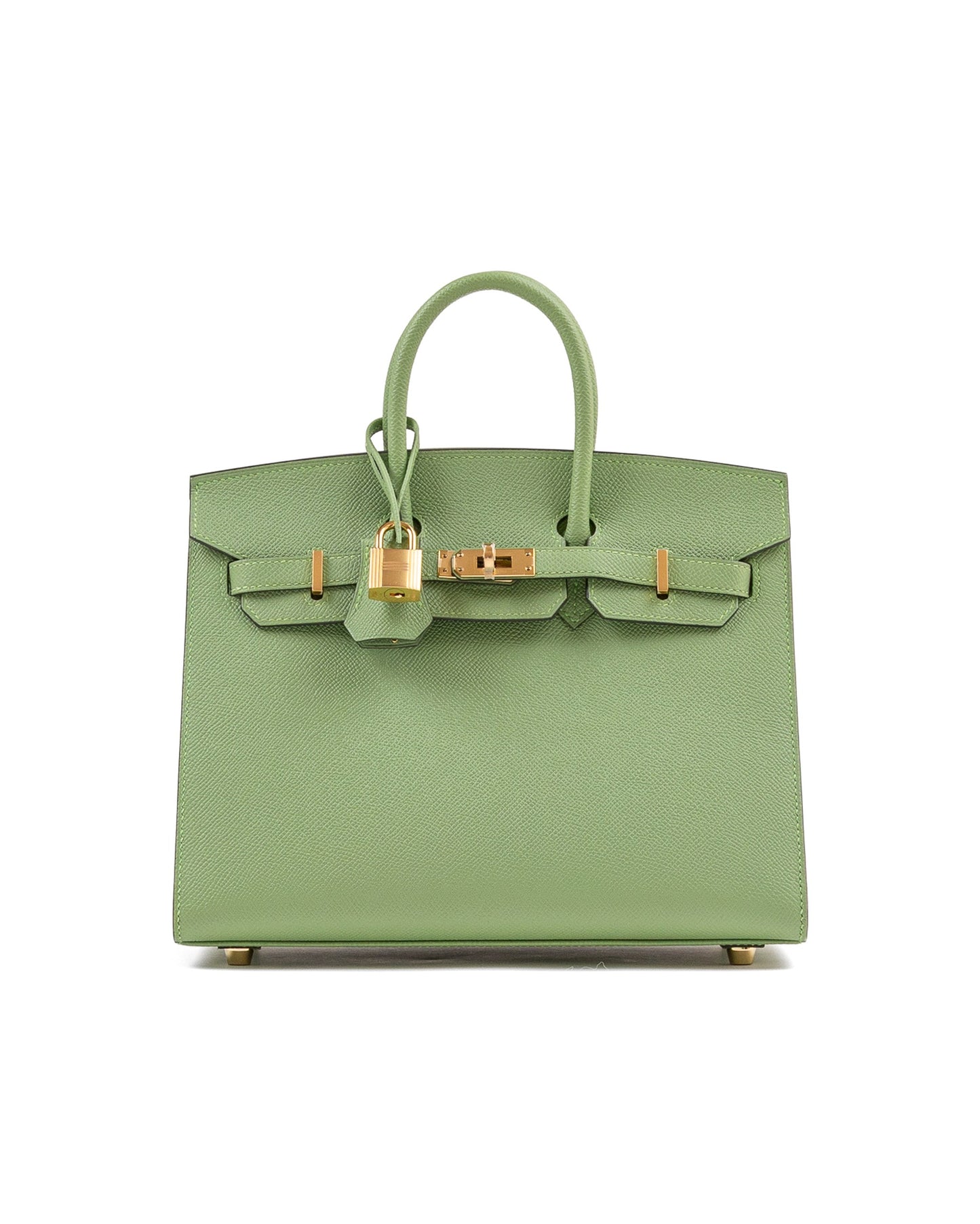 Birkin 25 Sellier Vert Criquet in Epsom Leather with Gold Hardware