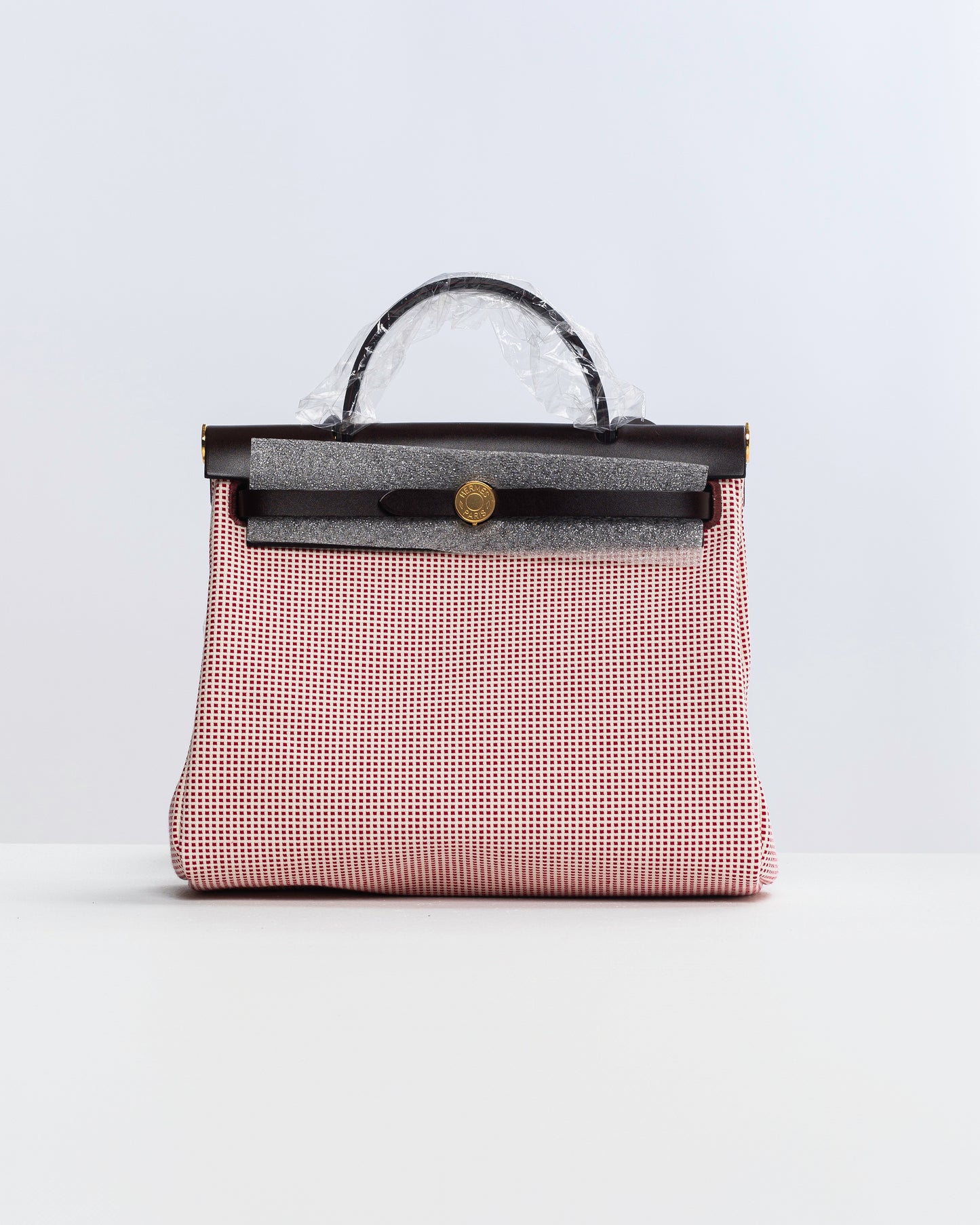 Herbag 31 Toile / Vache Hunter Écru / Rouge / White / Framboise Cross Viking with Gold Hardware