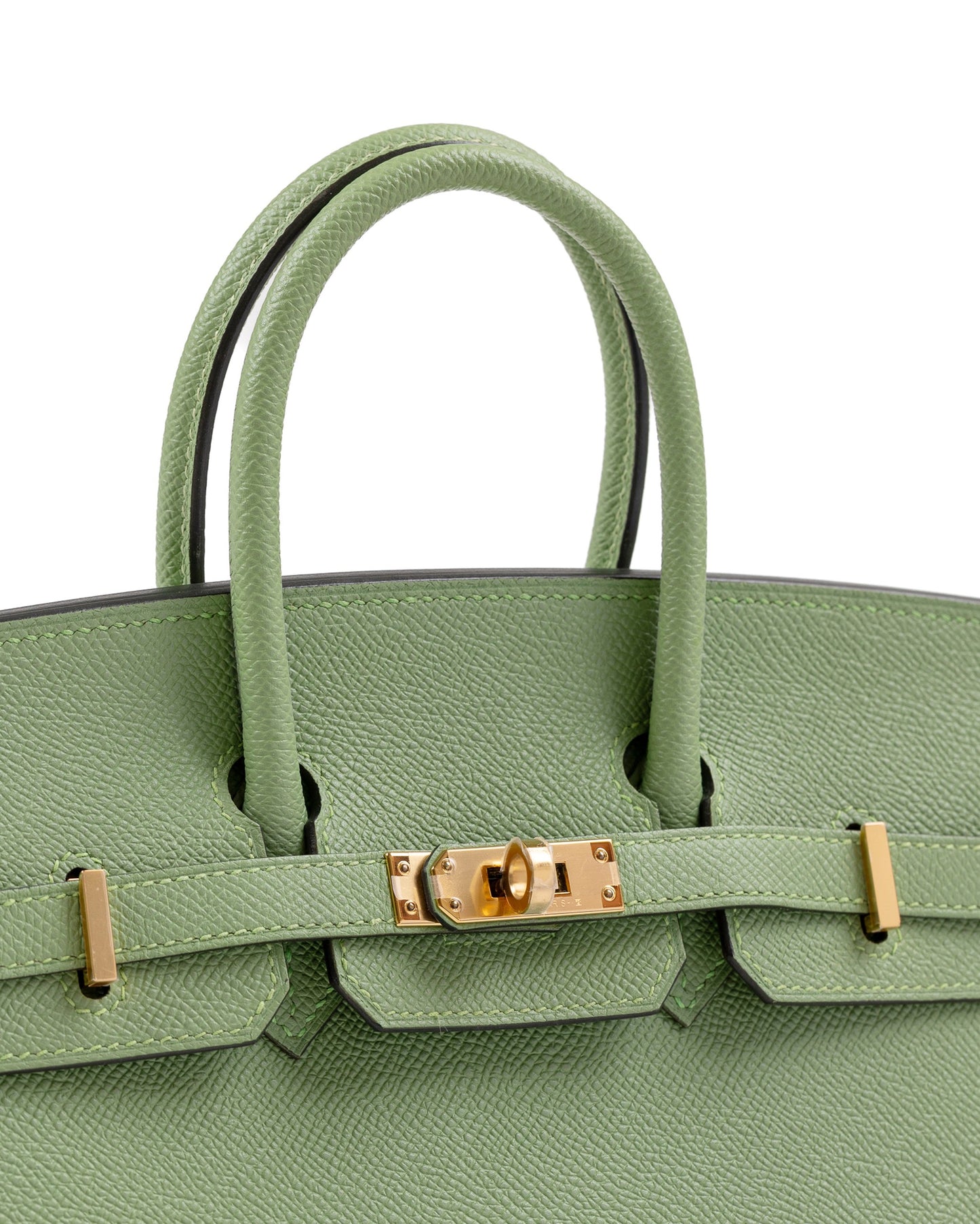 Birkin 25 Sellier Vert Criquet in Epsom Leather with Gold Hardware