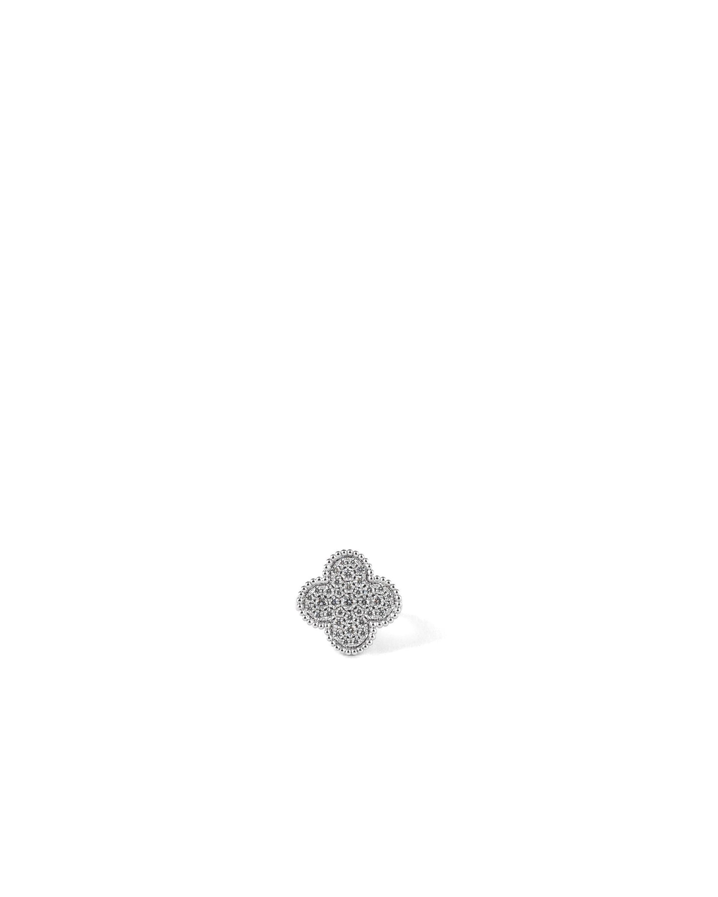 Van Cleef & Arpels Magic Alhambra Ring White Gold Diamond size 54