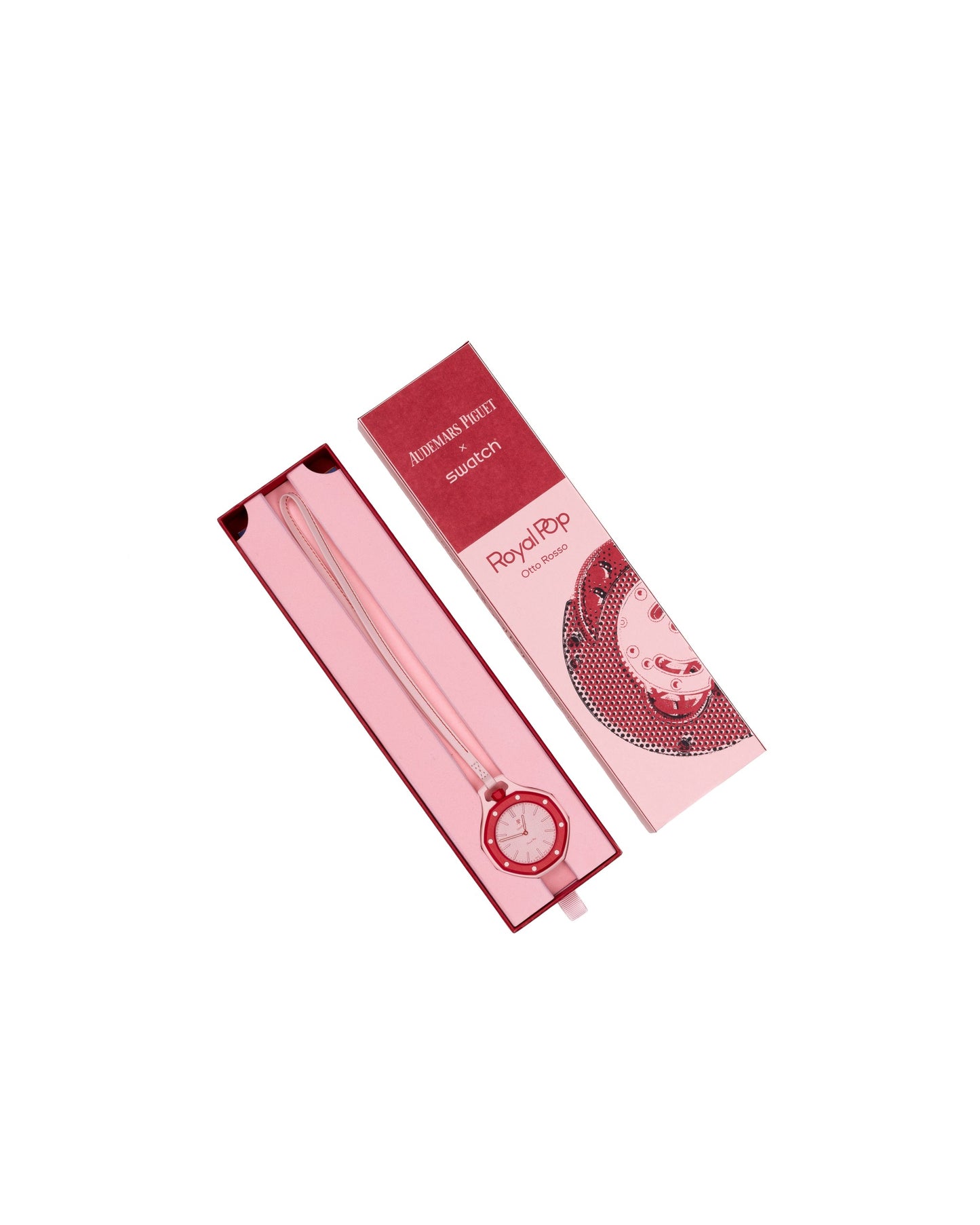 Swatch x Audemars Piguet Royal Pop Otto Rosso Watch Pink/Red
