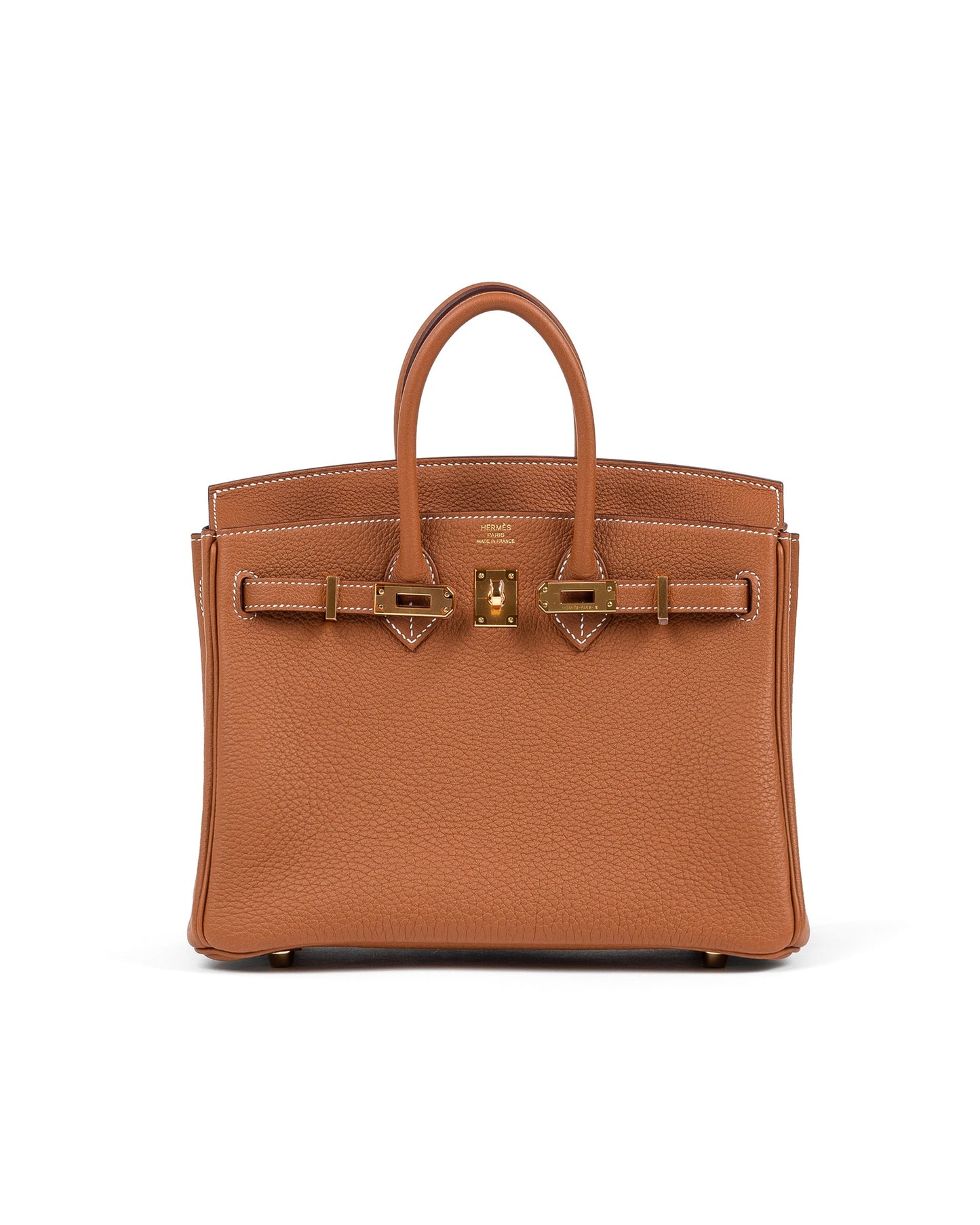 Birkin 25 Gold in Togo Leather with Gold Hardware