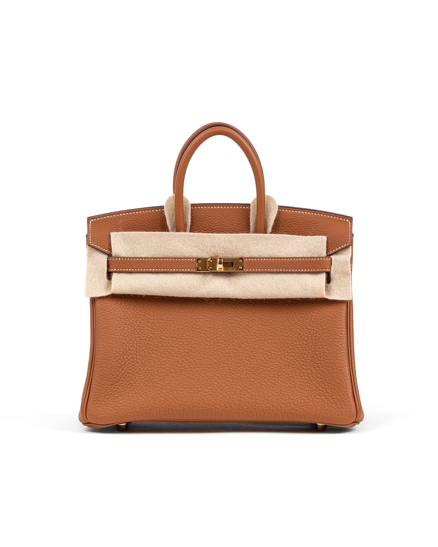 Birkin 25 Gold in Togo Leather with Gold Hardware